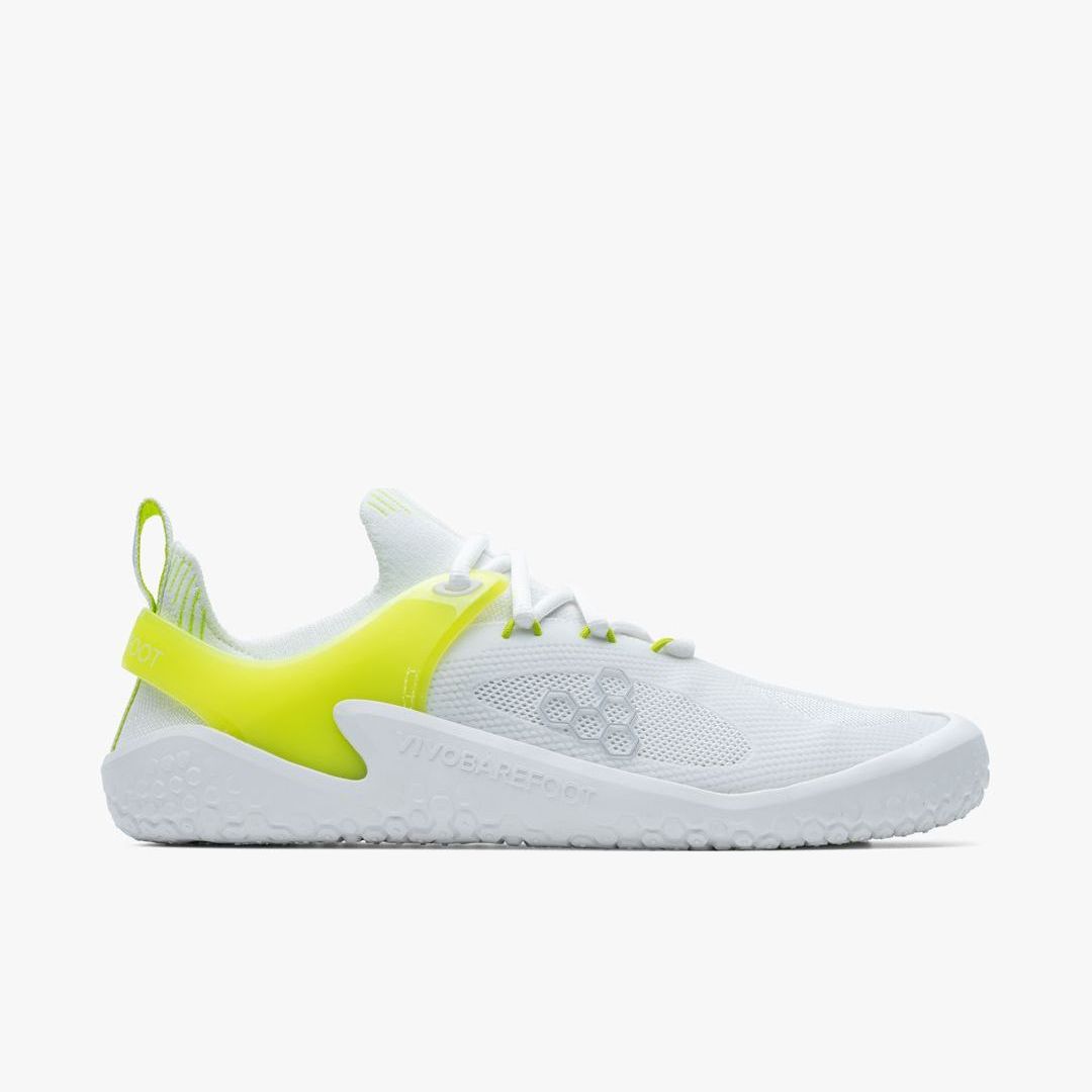 Vivobarefoot Motus Strength Womens – White / Acid Lime