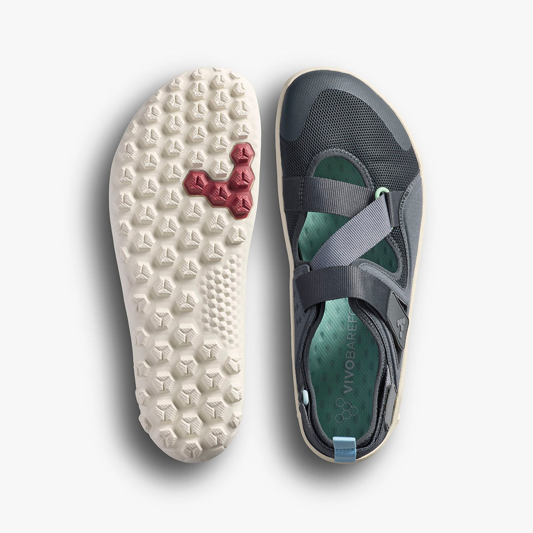 Vivobarefoot Tracker Sandal Womens – Dark Shadow