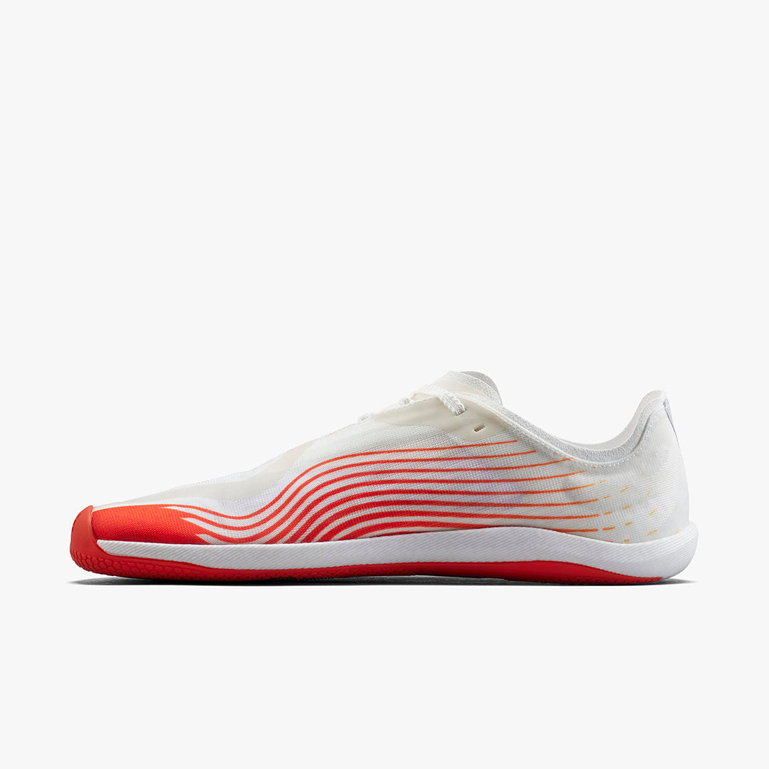 Vivobarefoot Primus Flow Womens – Bright White/Neon-Orange