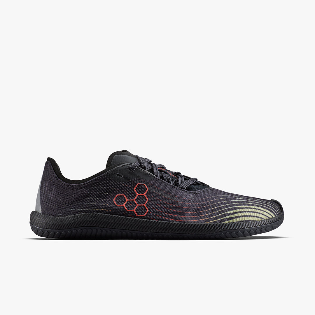 Vivobarefoot Primus Flow Womens – Obsidian/Cherry Tomato