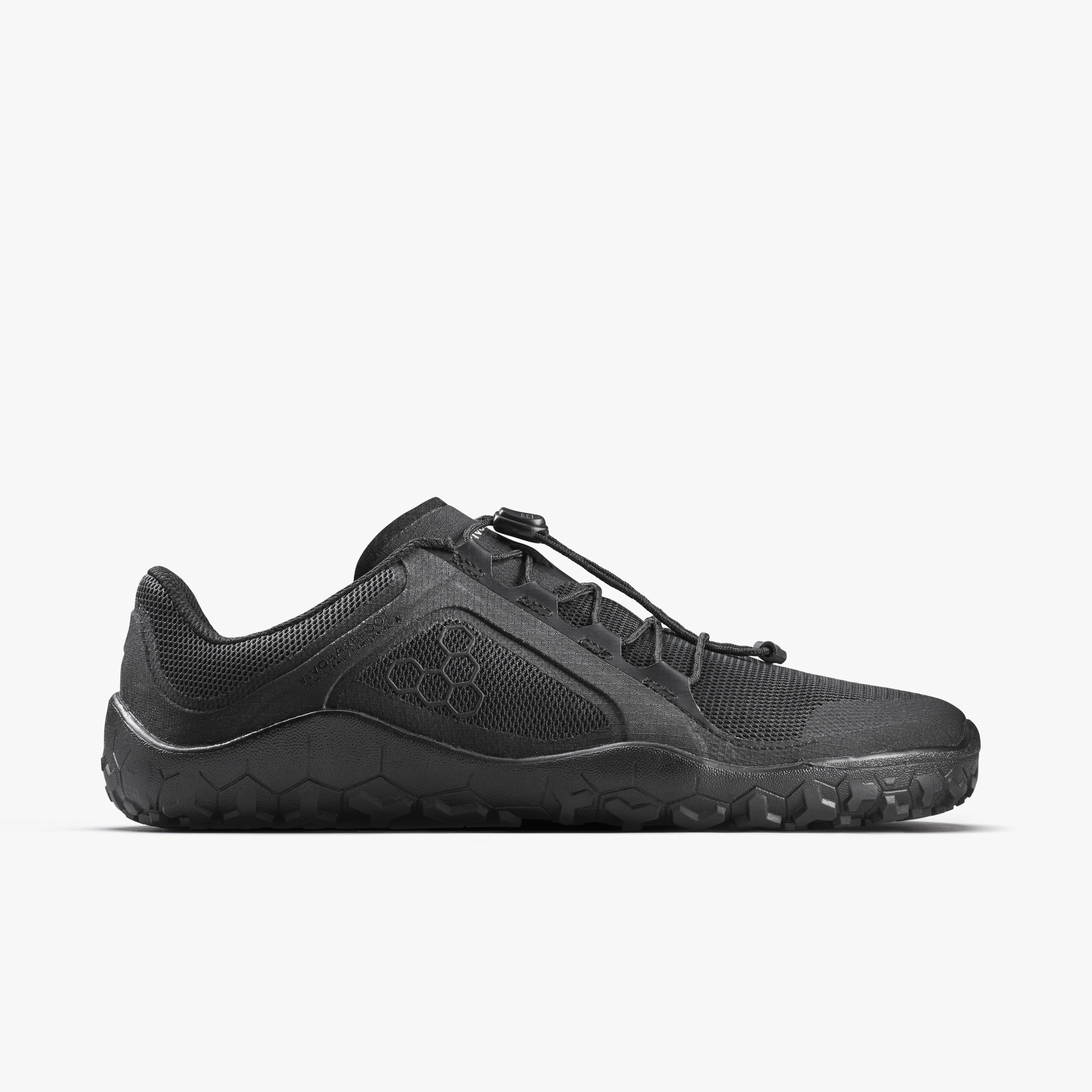 Vivobarefoot Primus Trail FG 3.5 Womens Obsidian, set fra siden