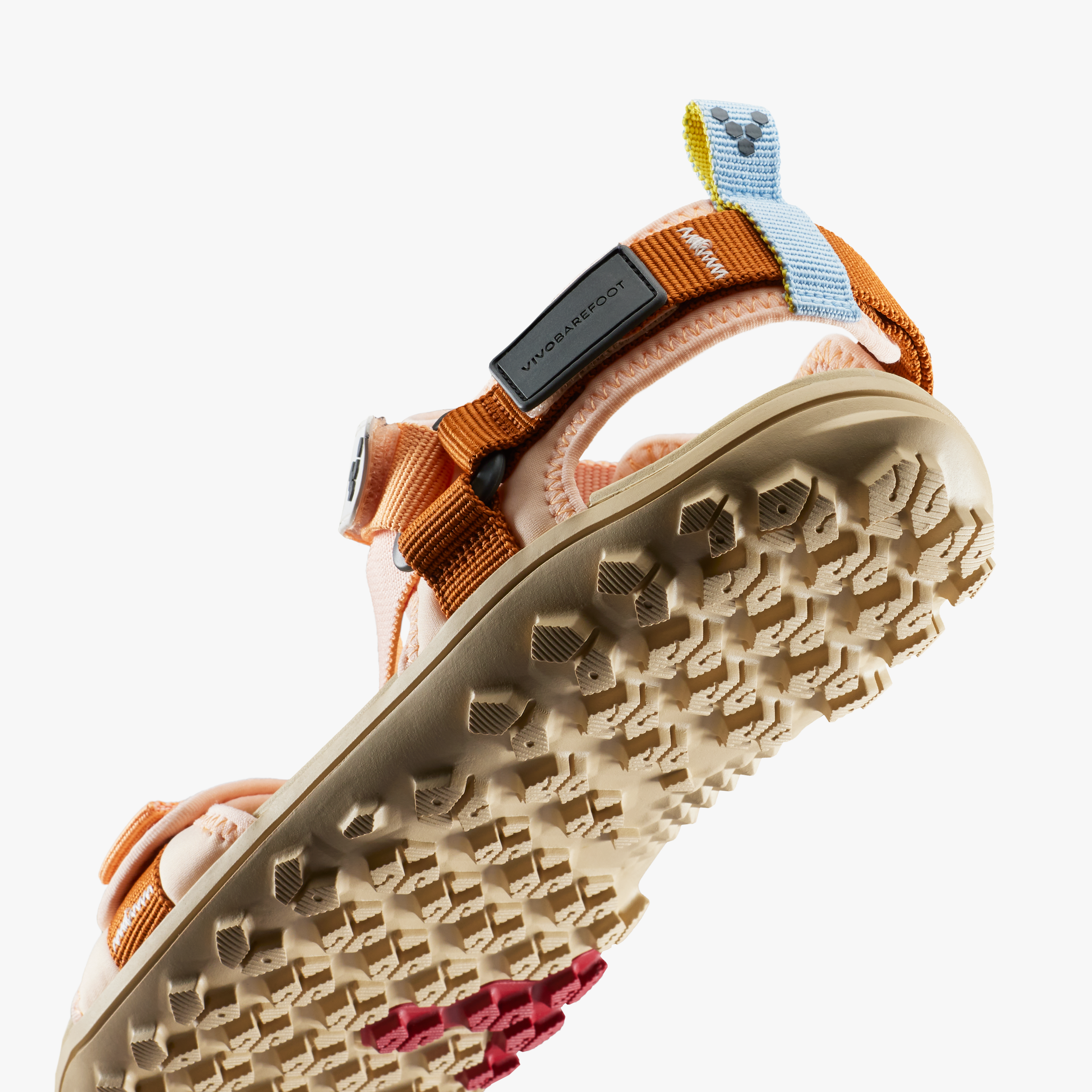 Vivobarefoot Tracker ORA Sandal Womens – Coral – Closeup2