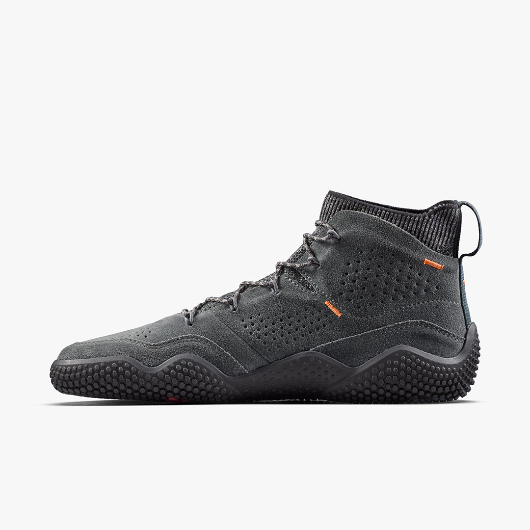 Vivobarefoot Motus Studio Mid Leather Mens – Dark Shadow