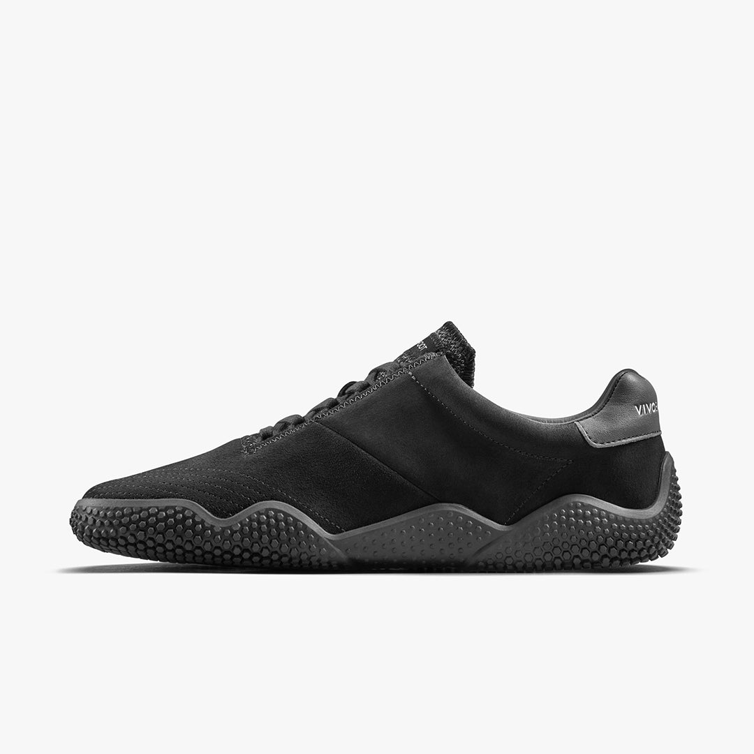 Vivobarefoot Motus Studio Sneaker Leather Mens – Obsidian