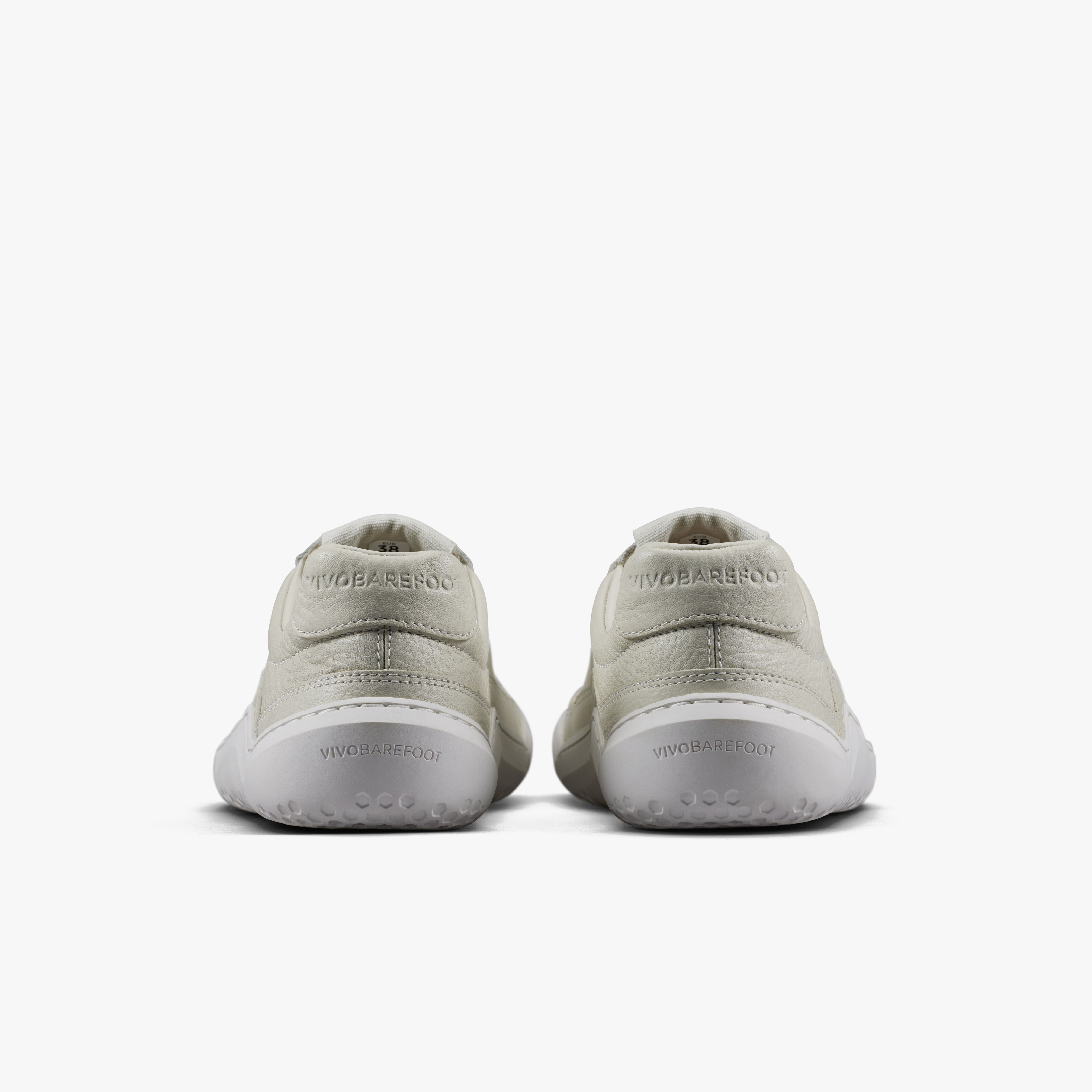 Vivobarefoot Gobi III Sneaker Leather Mens – Limestone – Back