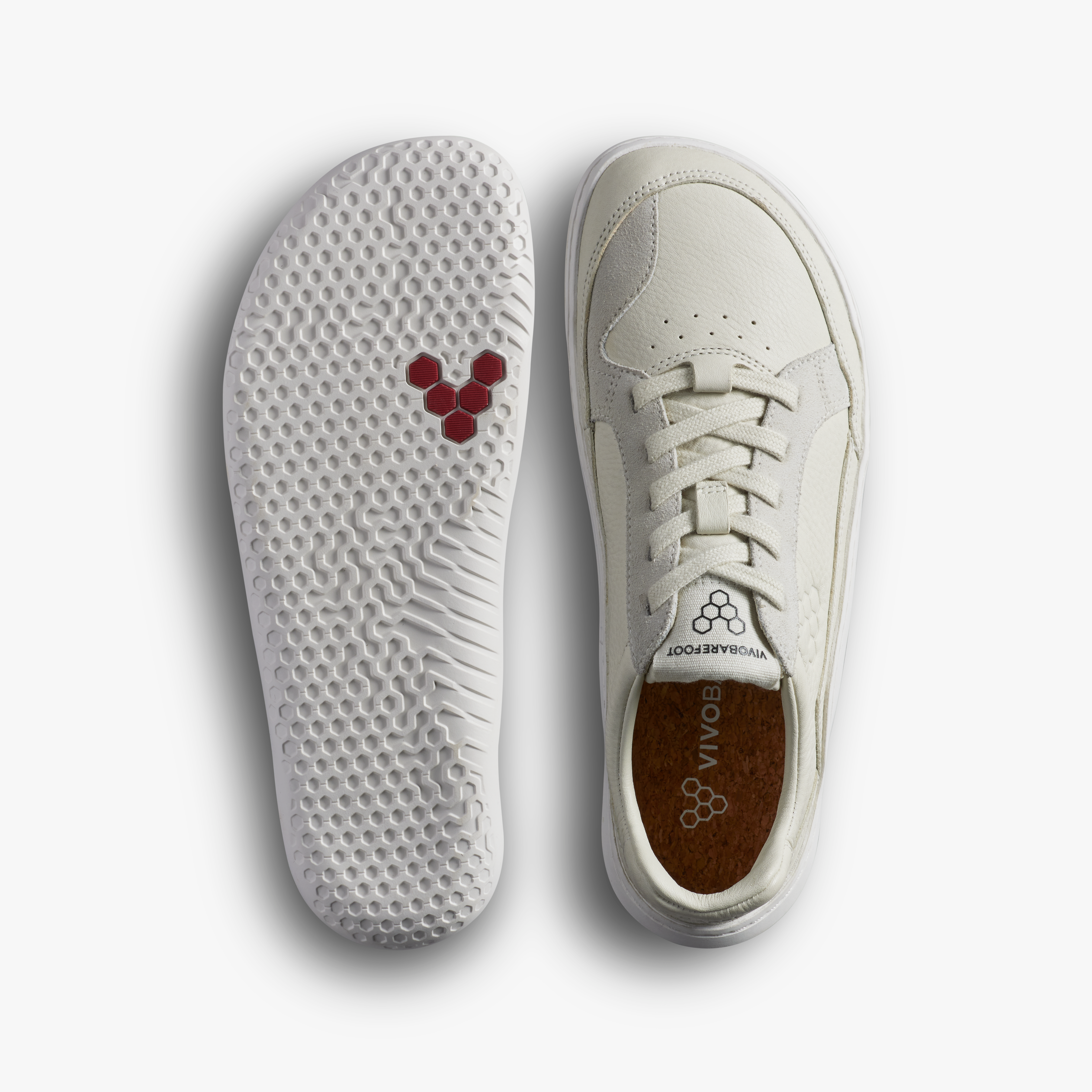 Vivobarefoot Gobi III Sneaker Leather Mens – Limestone – SoleAndTop