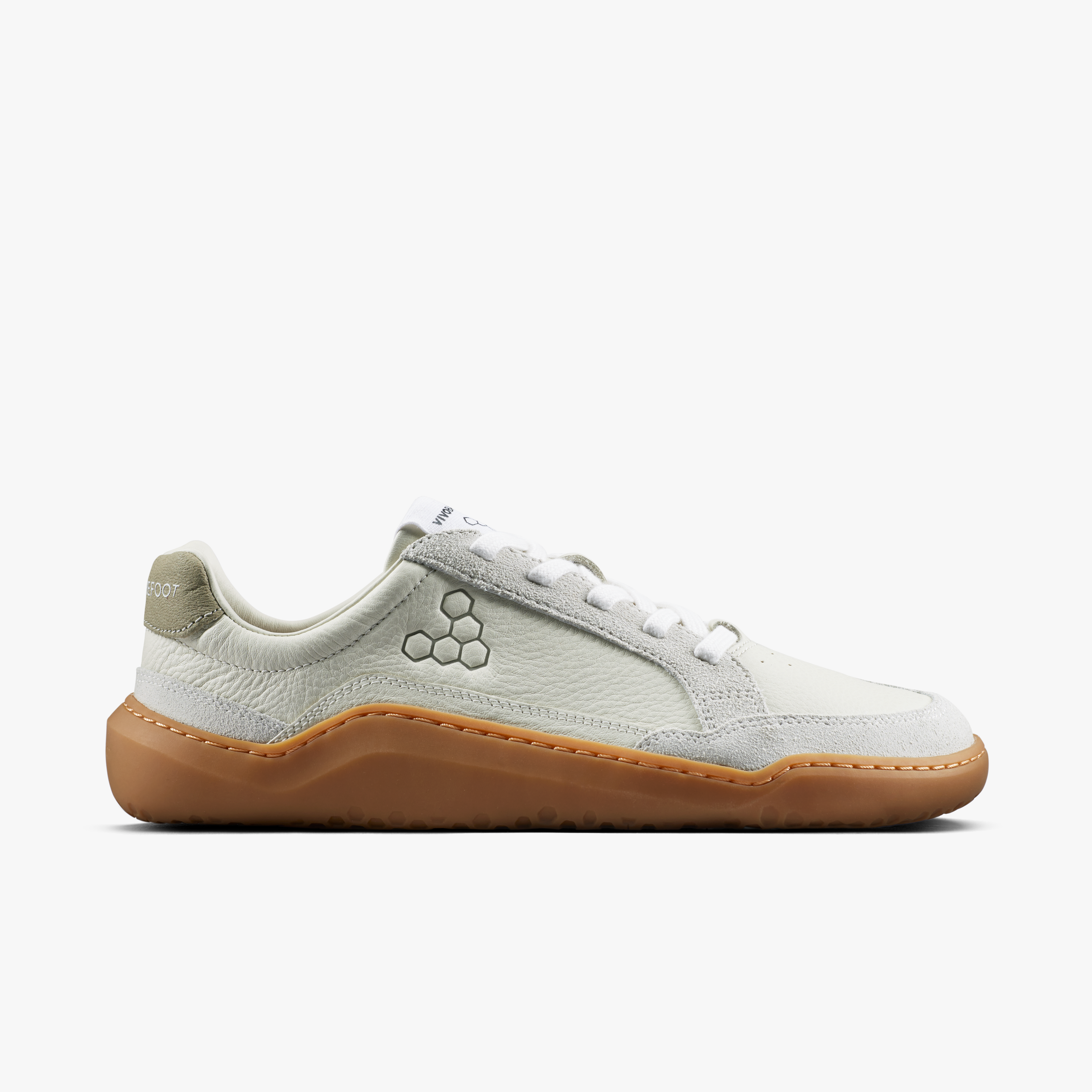 Vivobarefoot Gobi III Sneaker Leather Mens – Dusty Green – Side