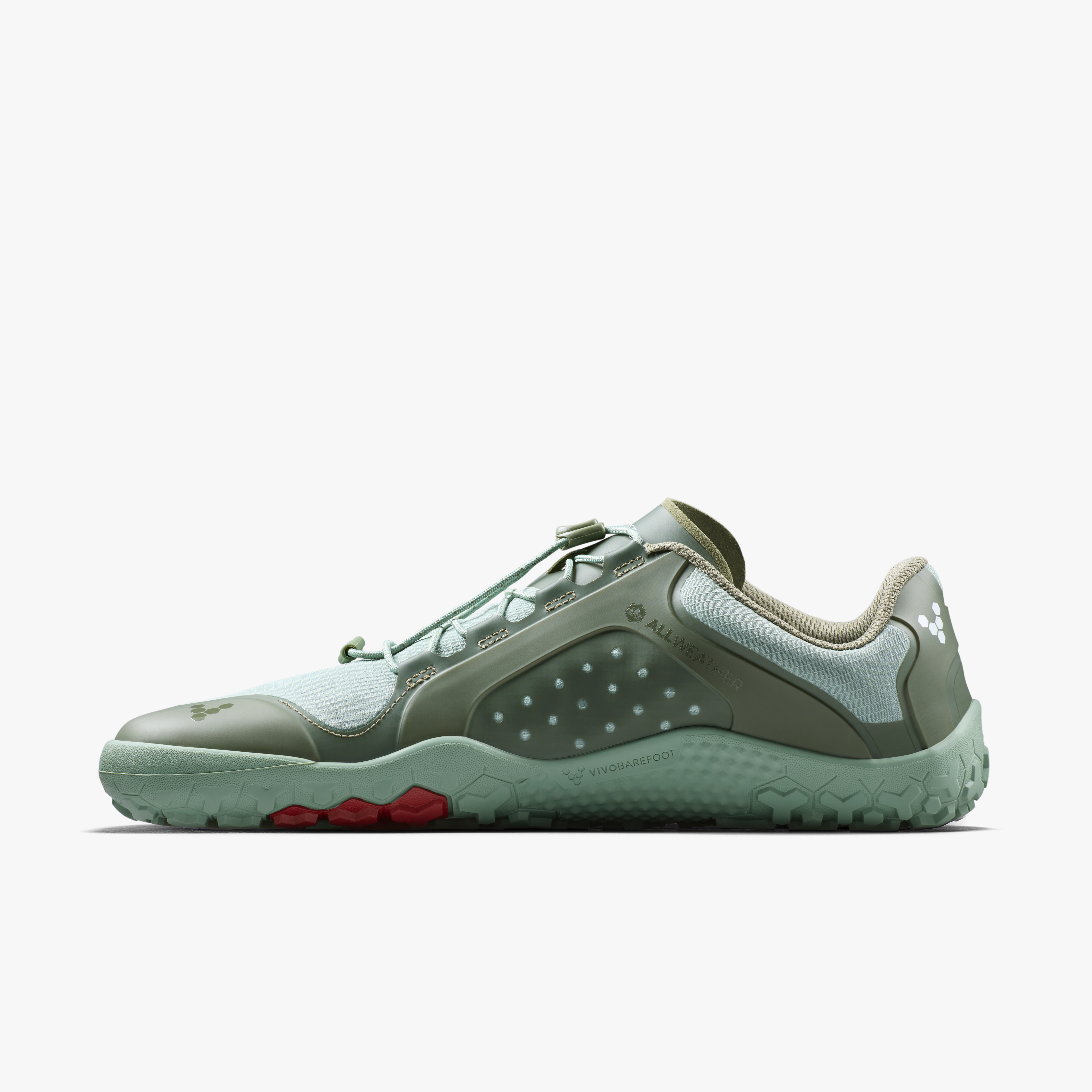 Vivobarefoot Primus Trail III All Weather FG Mens Moss, set indefra