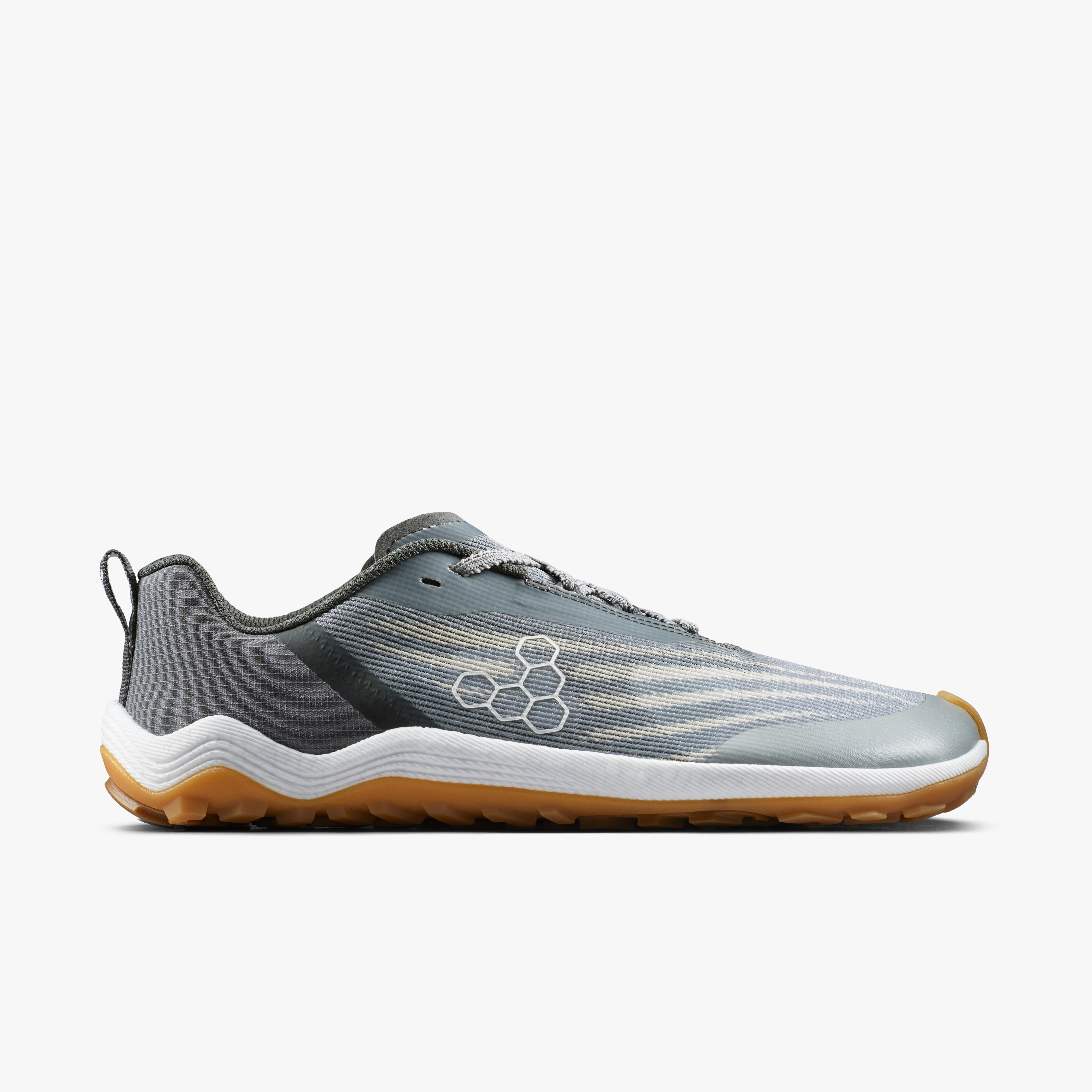 Vivobarefoot Primus Trail Flow Mens – Storm Cloud – Side
