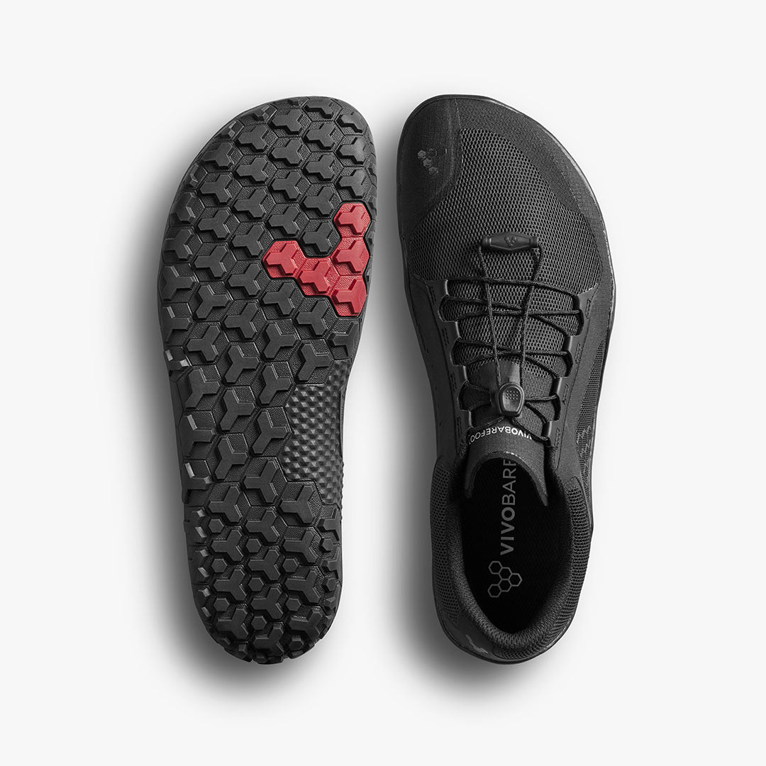 Vivobarefoot Primus Trail FG 3.5 Mens – Obsidian