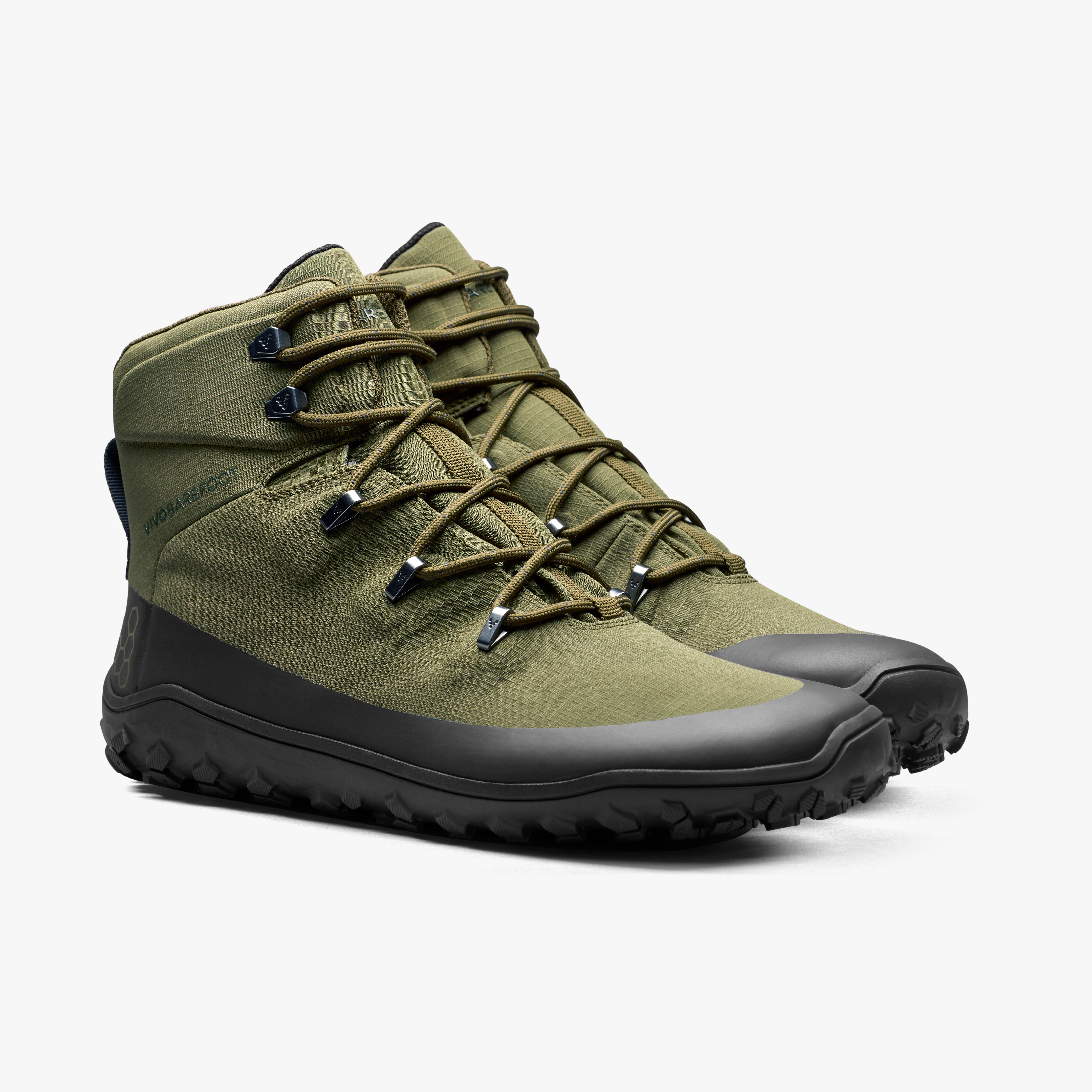 Vivobarefoot Tracker Textile AT II Mens Dark Olive, parvist