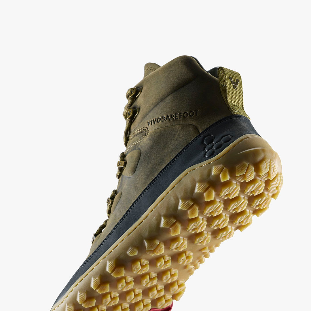 Vivobarefoot Tracker Leather AT II Mens – Olive