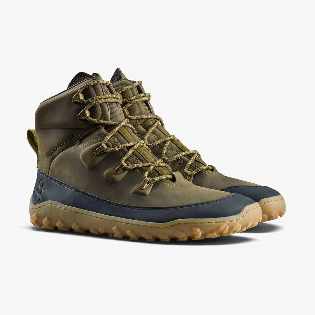 Vivobarefoot Tracker Leather AT II Mens – Olive