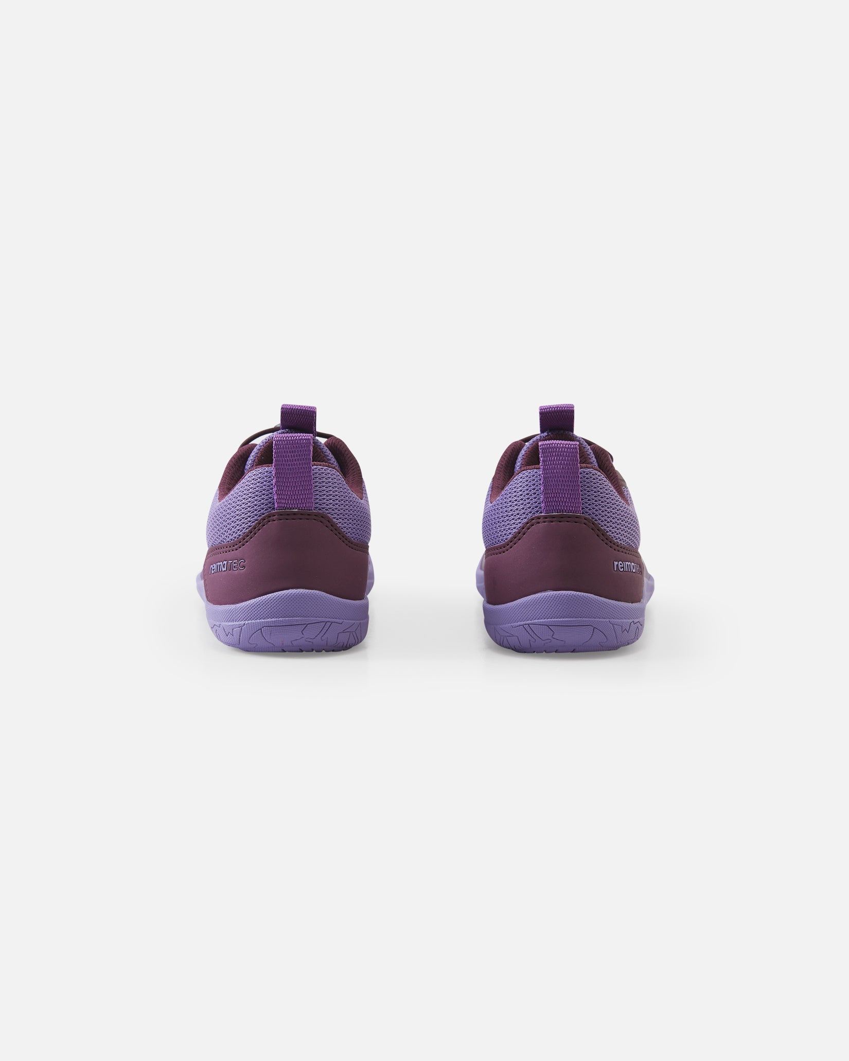 Reima Tallustelu barfodssko til børn i Misty Violet, et par set bagfra