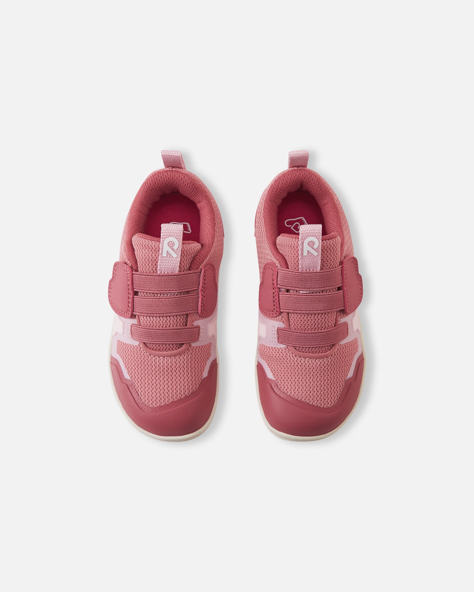 Reima Tepastelu barfodssko til børn i Rose Blush, et par set ovenfra