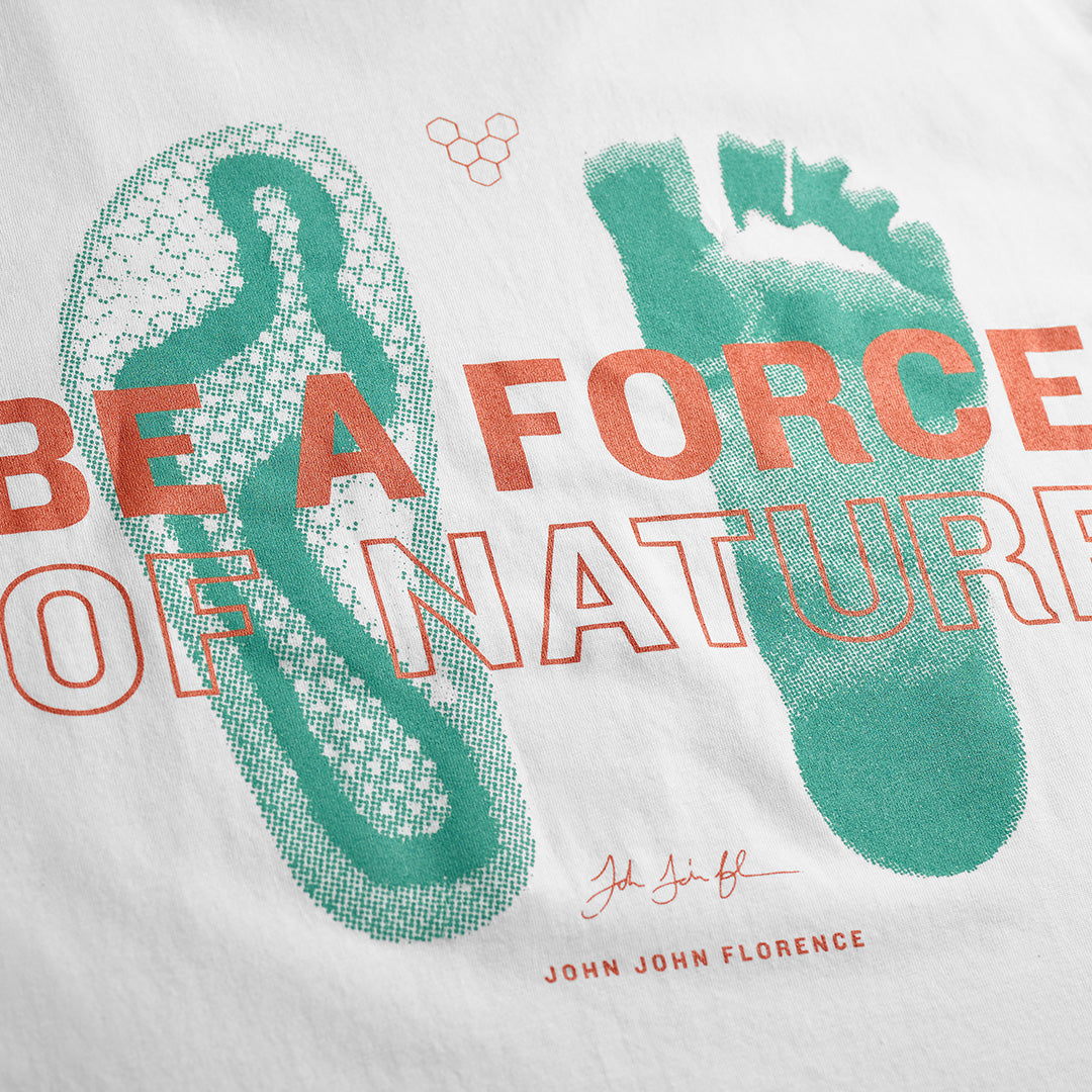 Vivobarefoot Force Of Nature T-Shirt Unisex – White