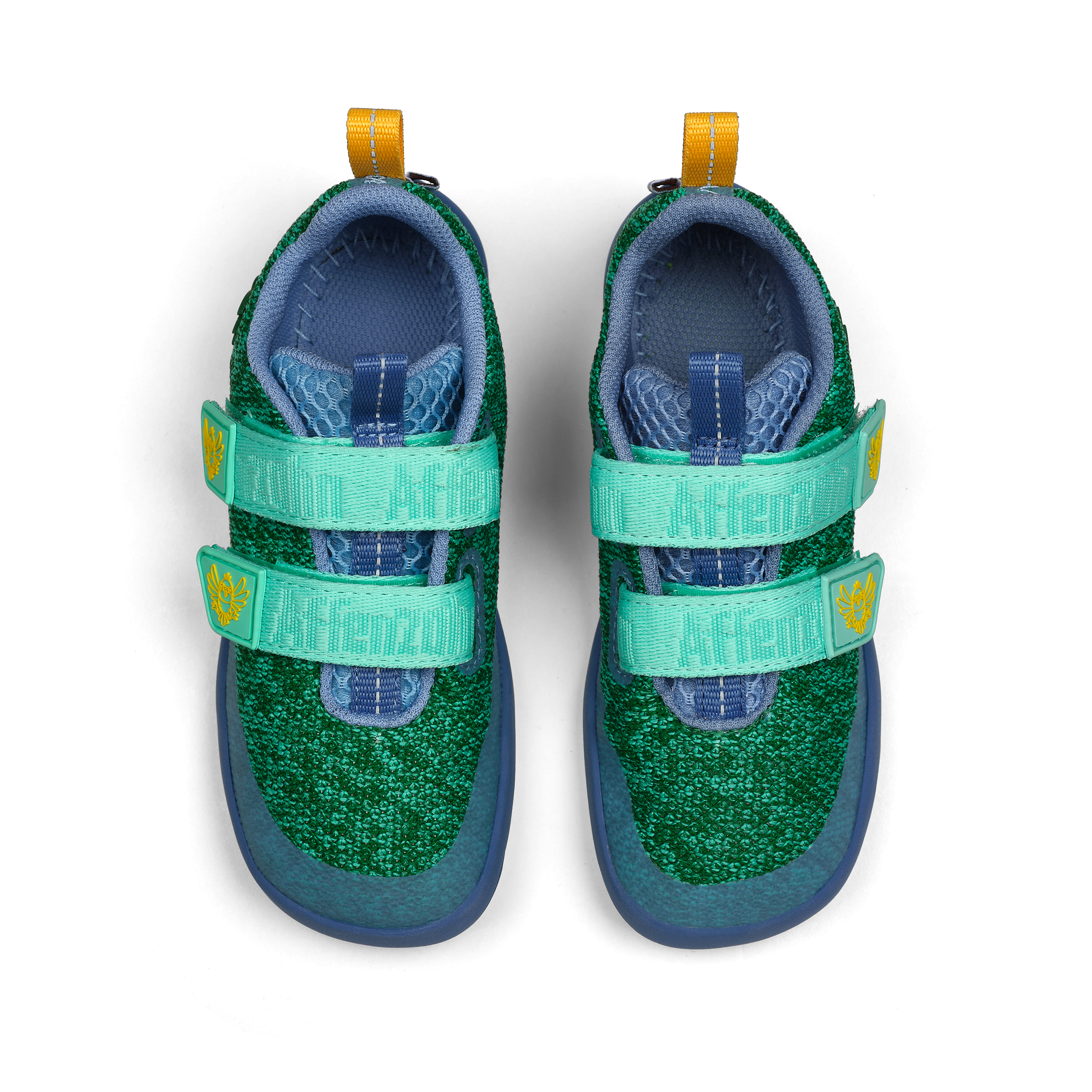 Affenzahn Sneaker Knit Happy barfodssko til børn i farven Bird of Paradise, detalje