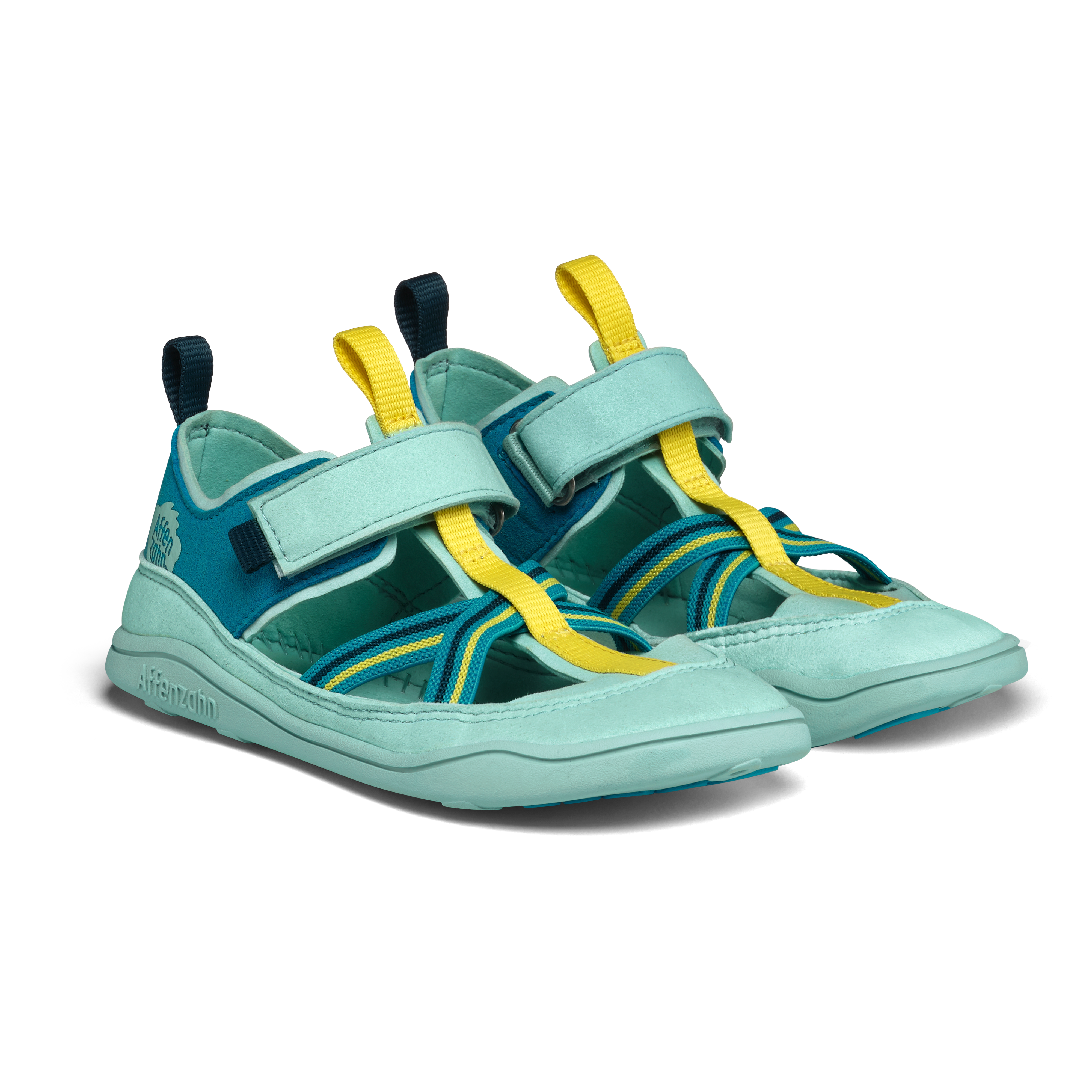 Affenzahn Vegan Breezy barfodssko til børn i farven Chameleon, forfra