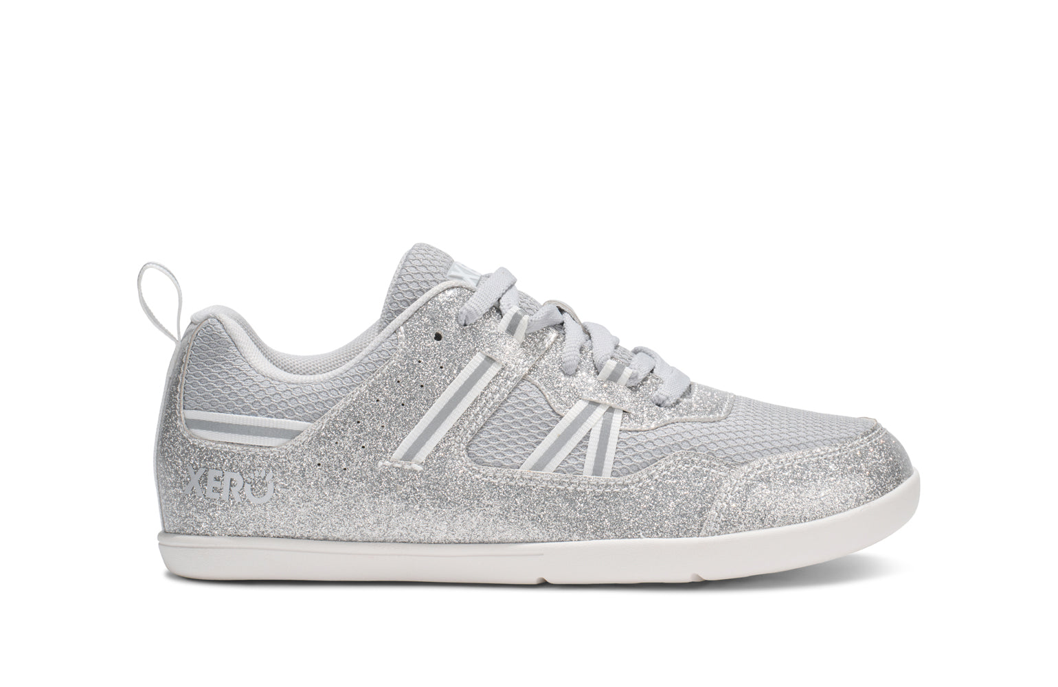 Xero Shoes Prio Big Kids – Silver Glitter