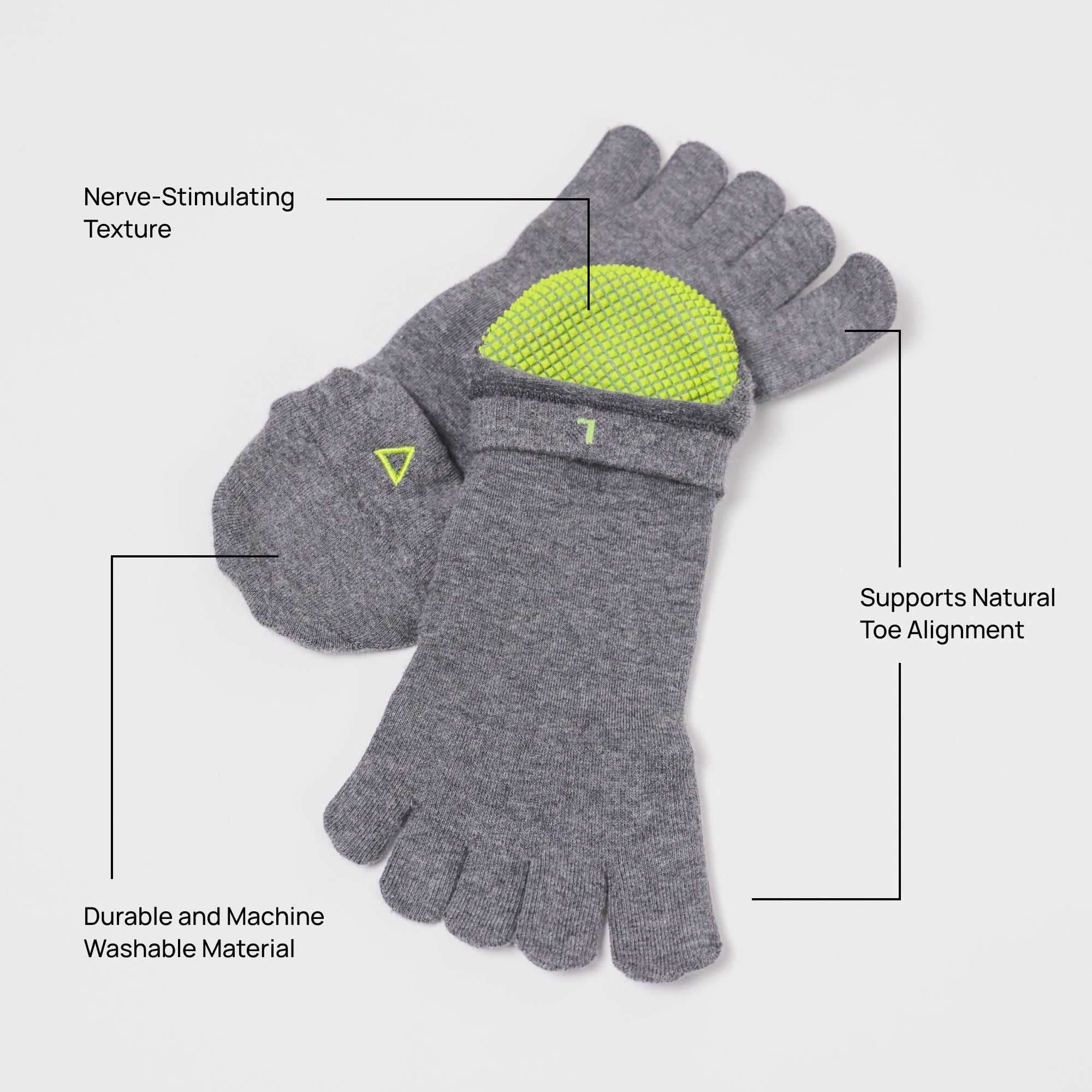 Naboso Textured Toe Socks