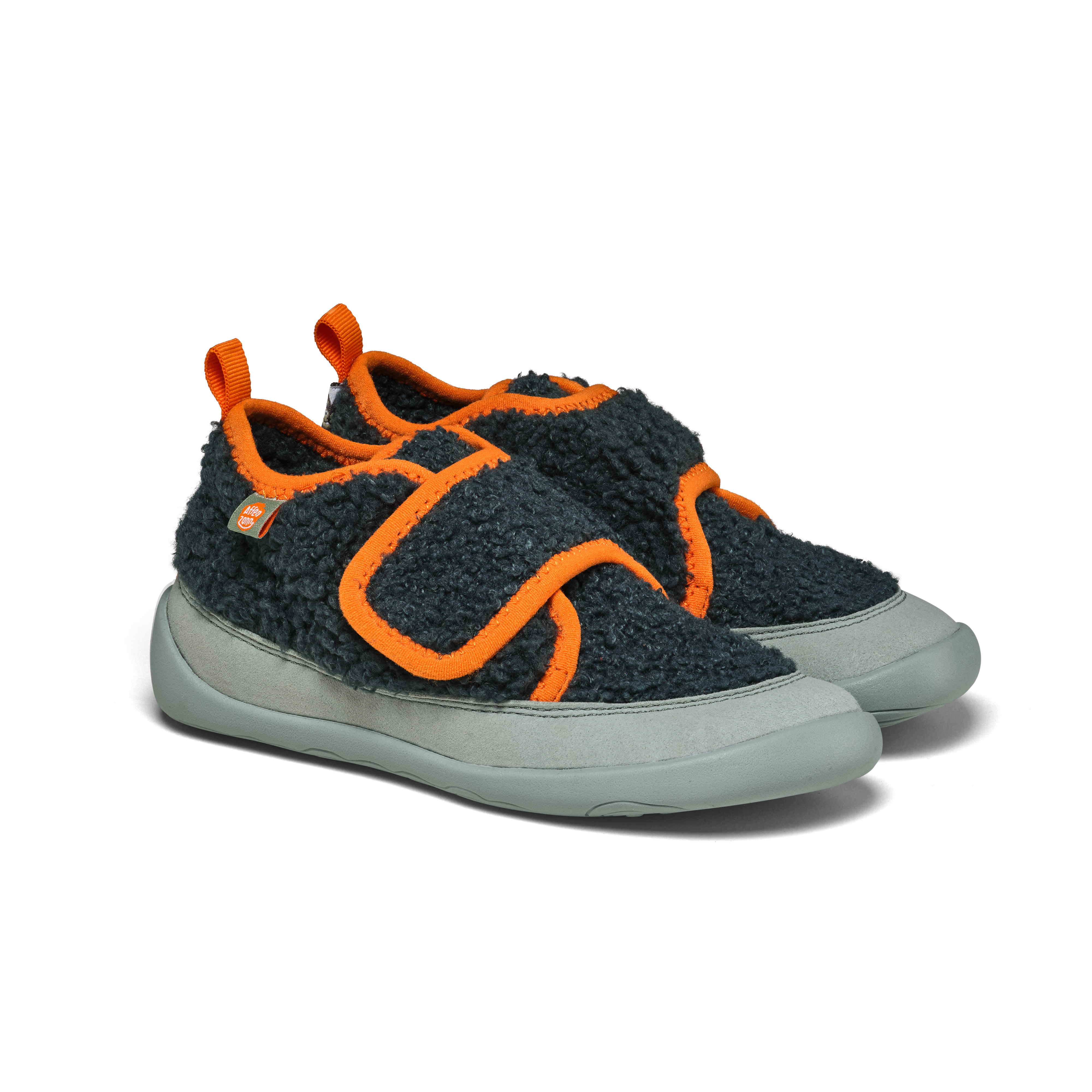 Affenzahn Slipper Vegan Fleecy barfodssko til børn i farven Bunny, forfra