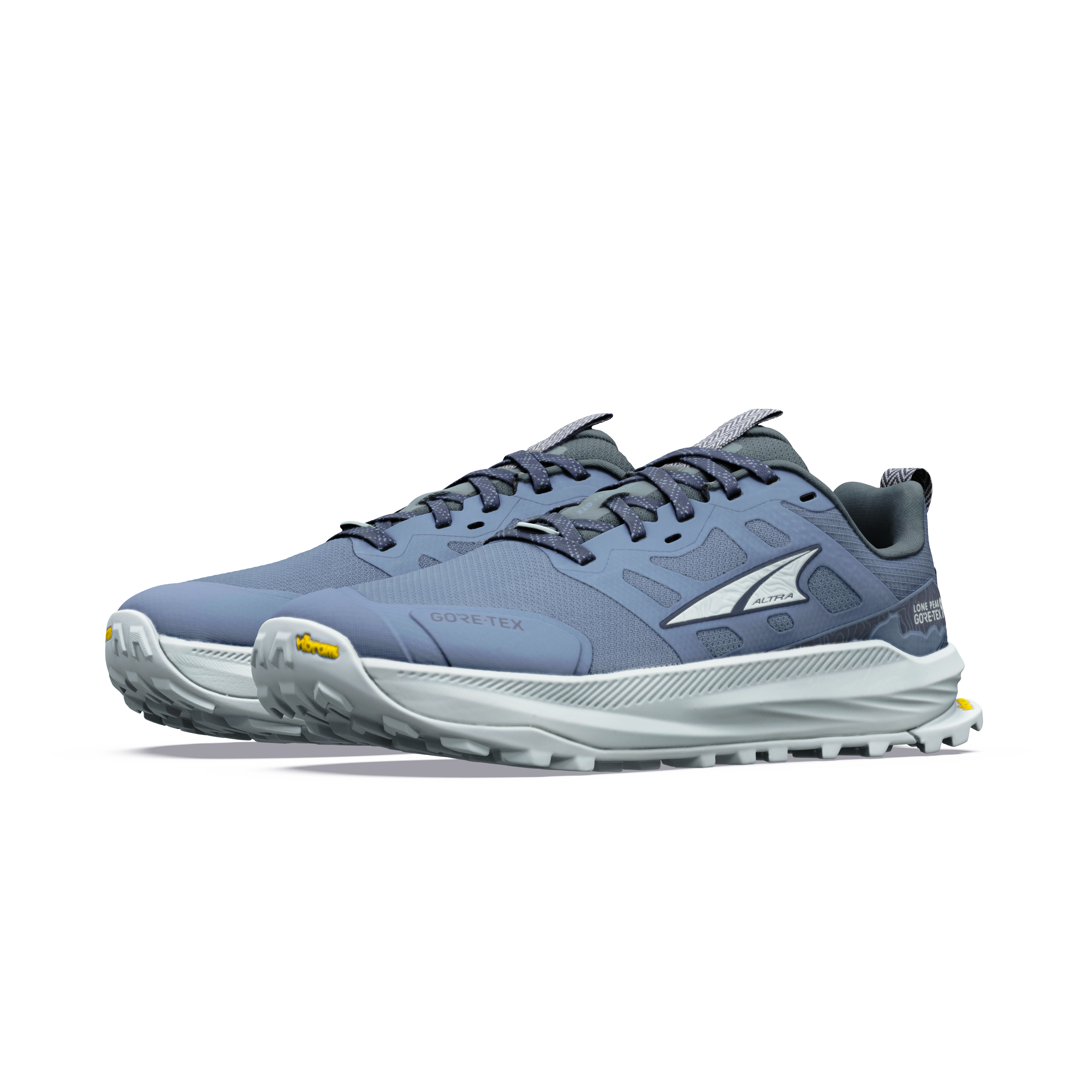 Altra Lone Peak 9+ GTX vandresko til dame i farven Flint Stone/Iceflow