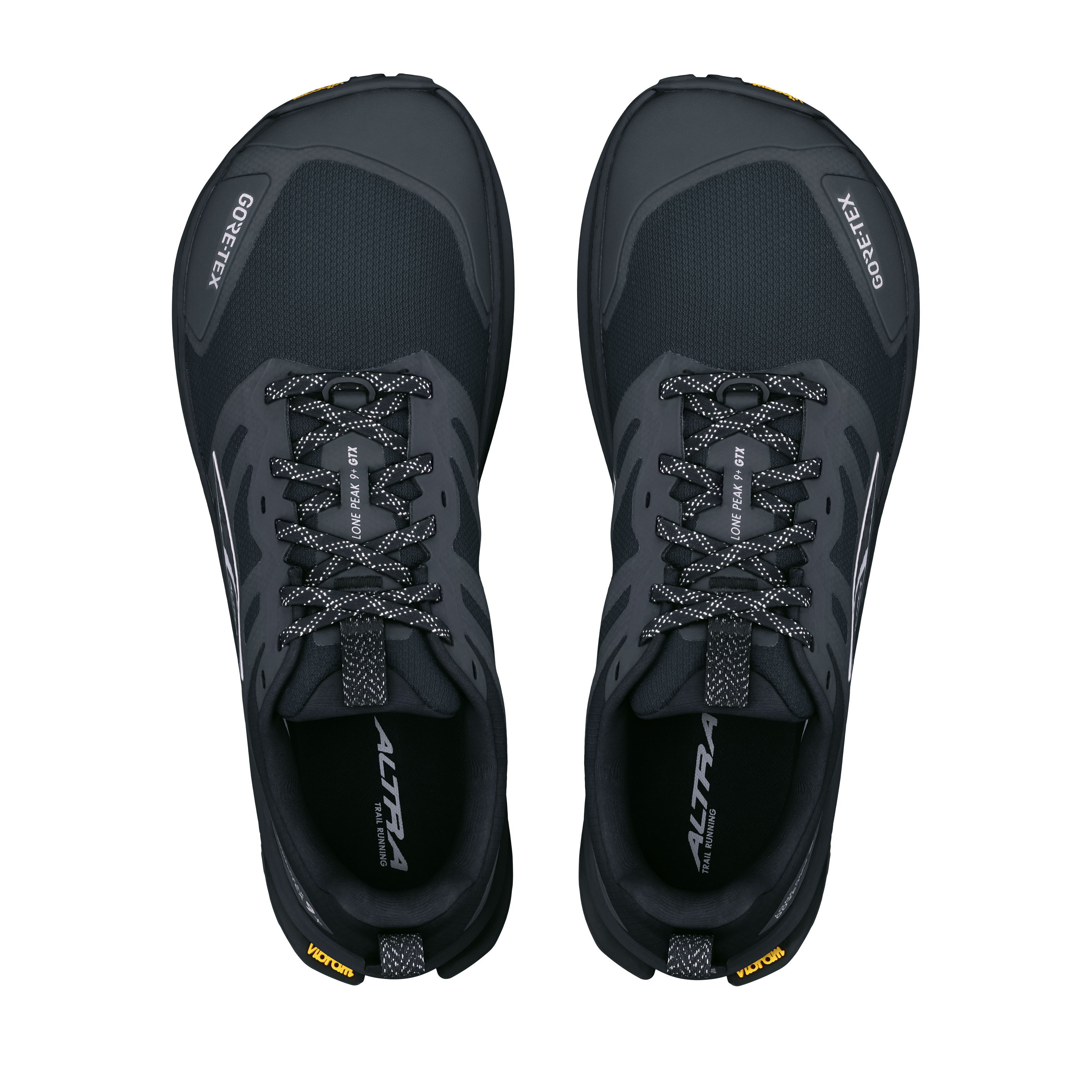 Altra Lone Peak 9+ GTX vandresko til herre i farven Black/Black