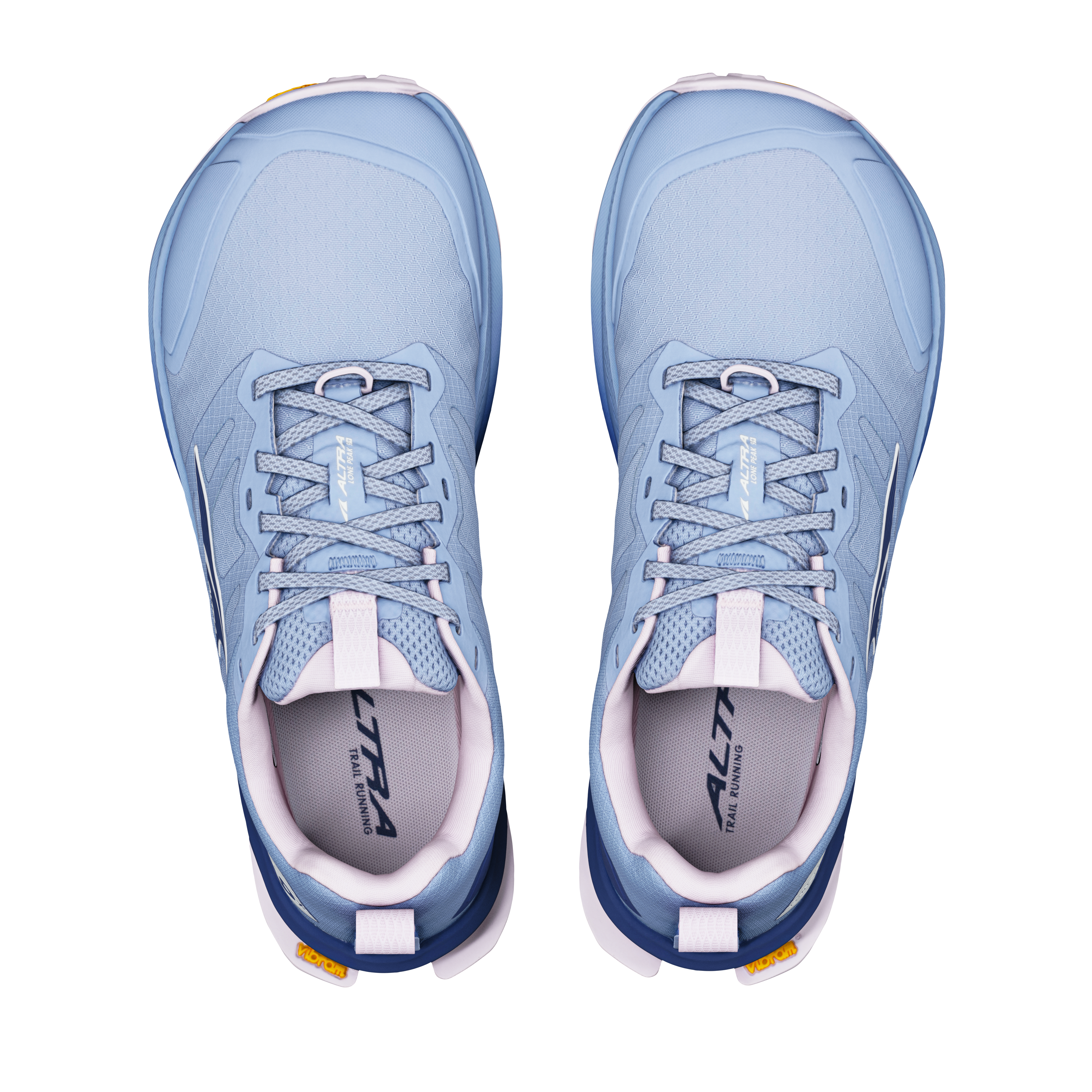 Altra Lone Peak 9+ vandresko til dame i farven Rain Washed/Oceana/Orchid Ice