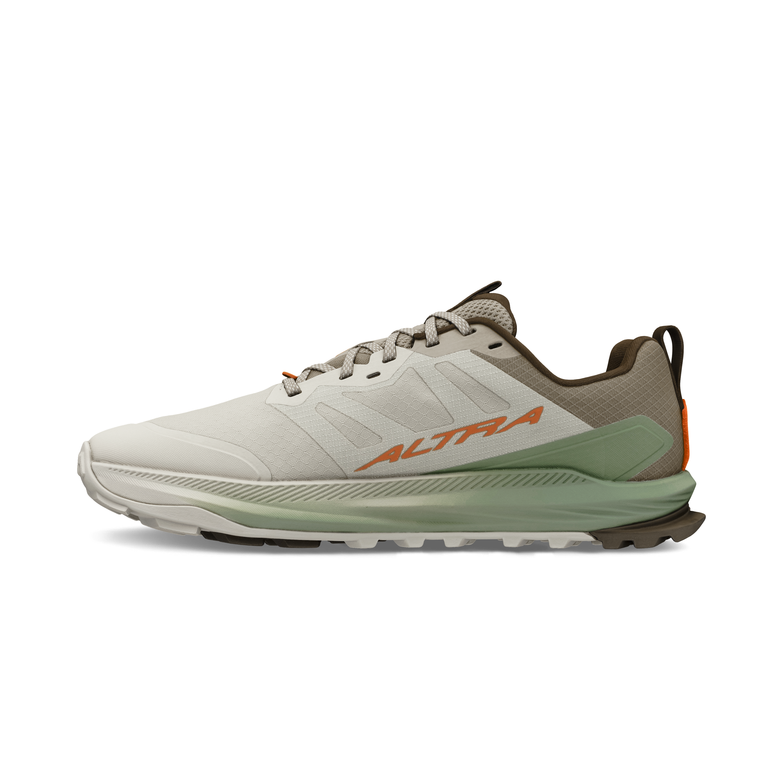 Altra Lone Peak 9+ vandresko til herre i farven Basalt, set bagfra