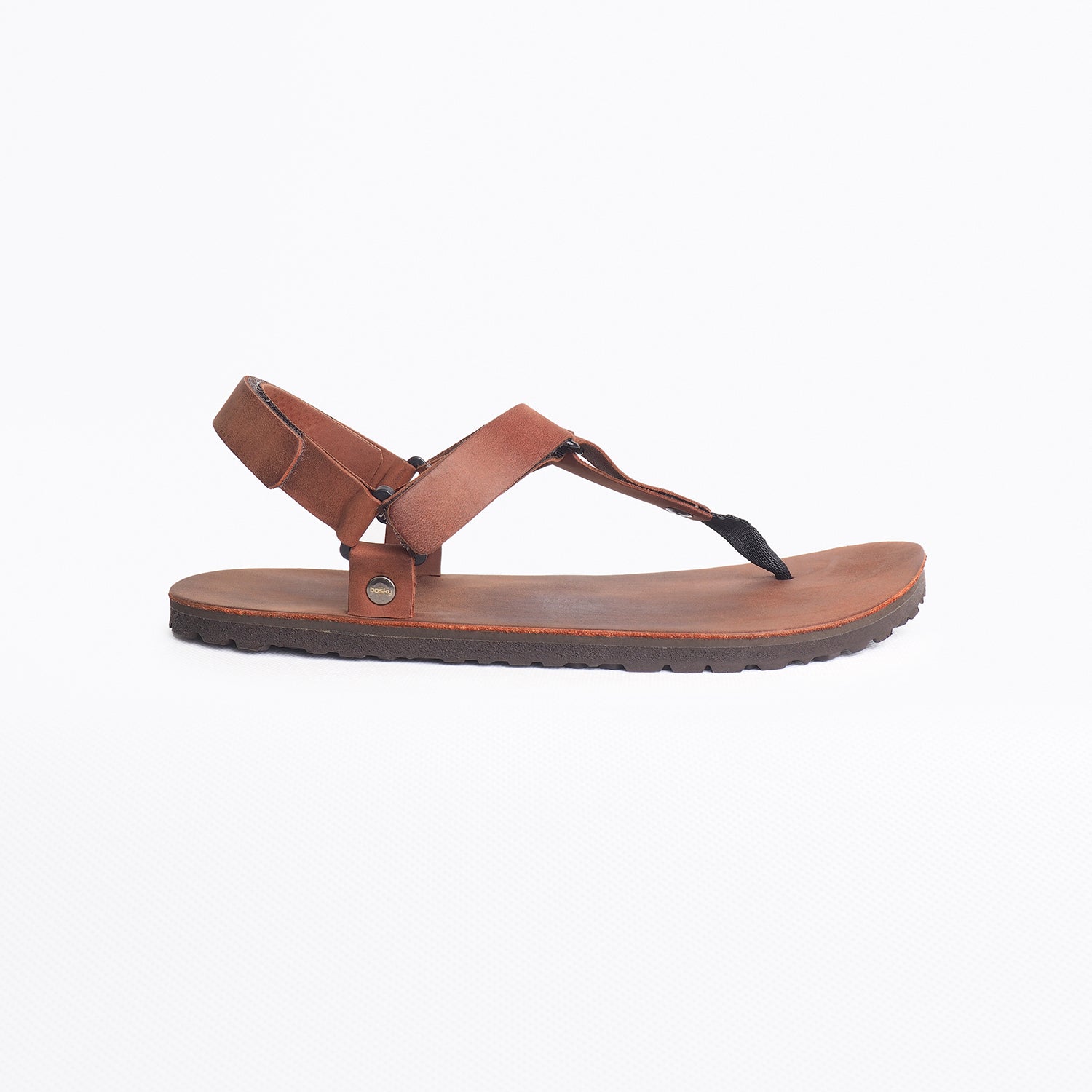 Bosky Rare Y sandal in Redwood, outline view