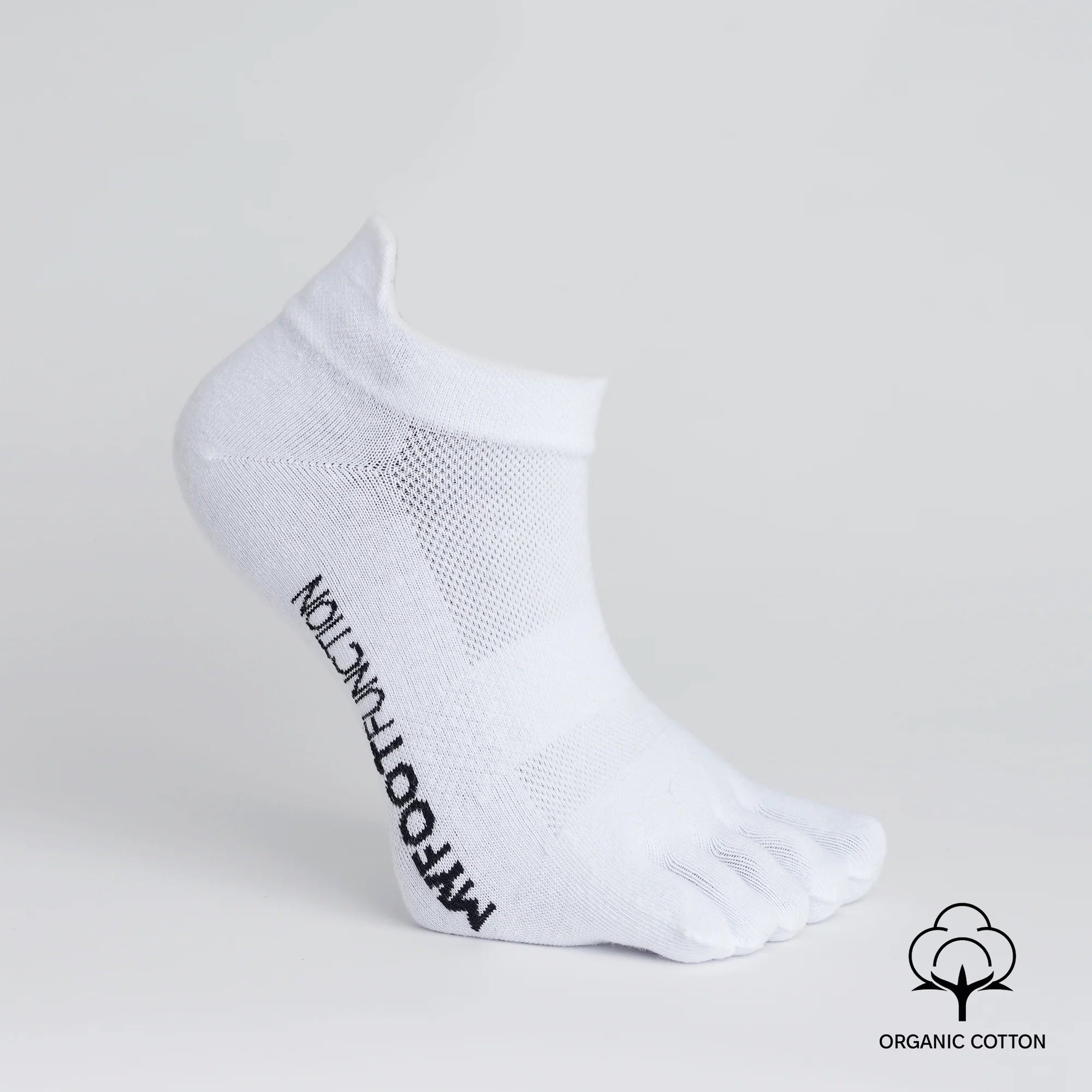 My Foot Function Toe Socks – No-Show Length – Black 