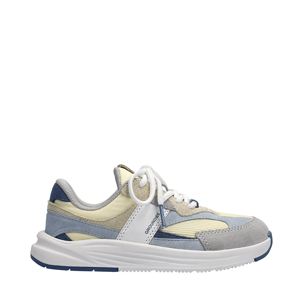Groundies Starlite 2.0 Juniors – Lemon Cream/Sky Blue, produktbillede