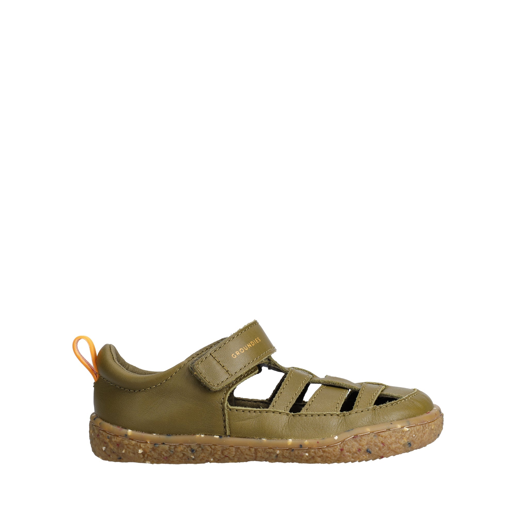 Groundies Noto 2.0 Kids – Khaki/Orange, produktbillede