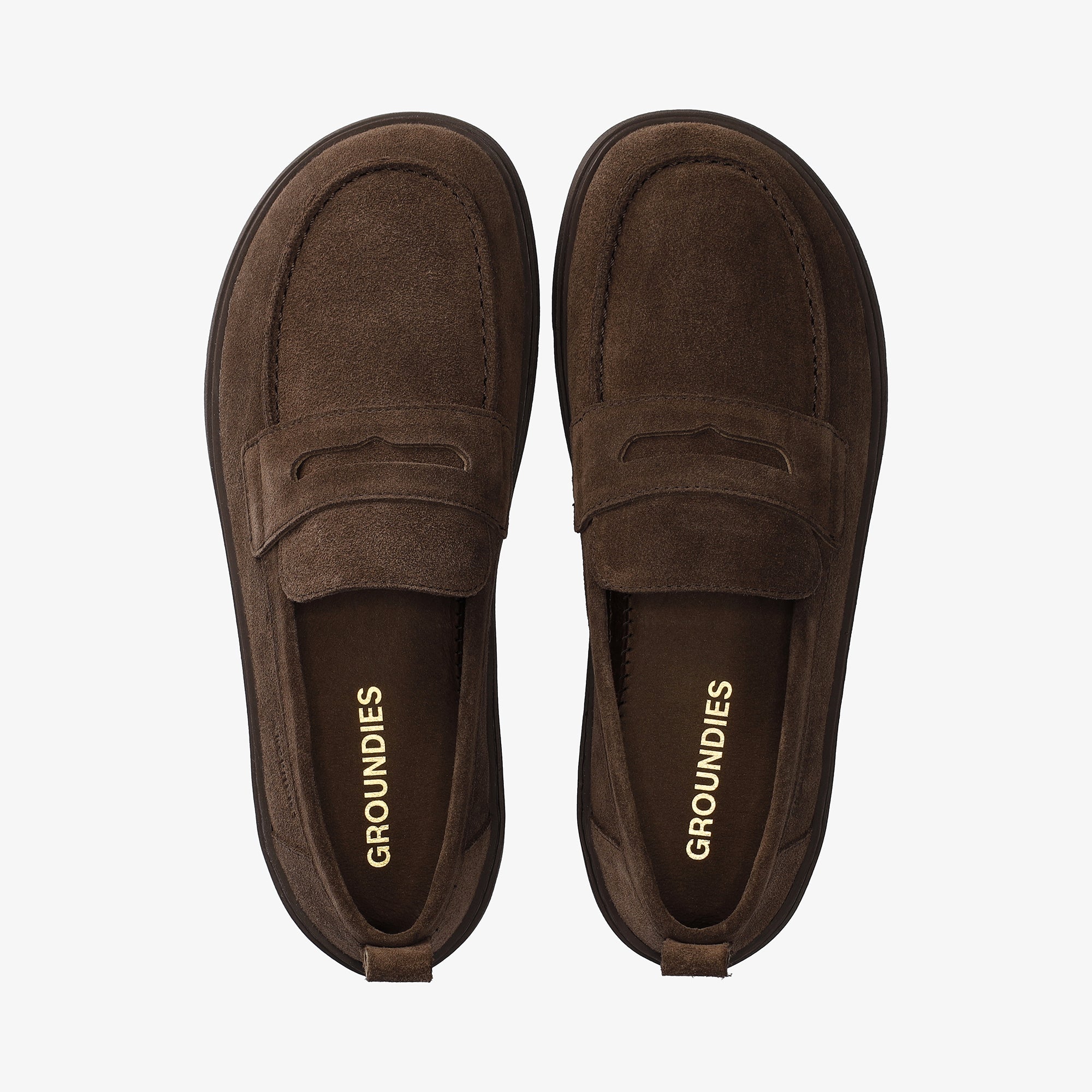 Groundies Brisbane Mens – Chocolate, set fra siden