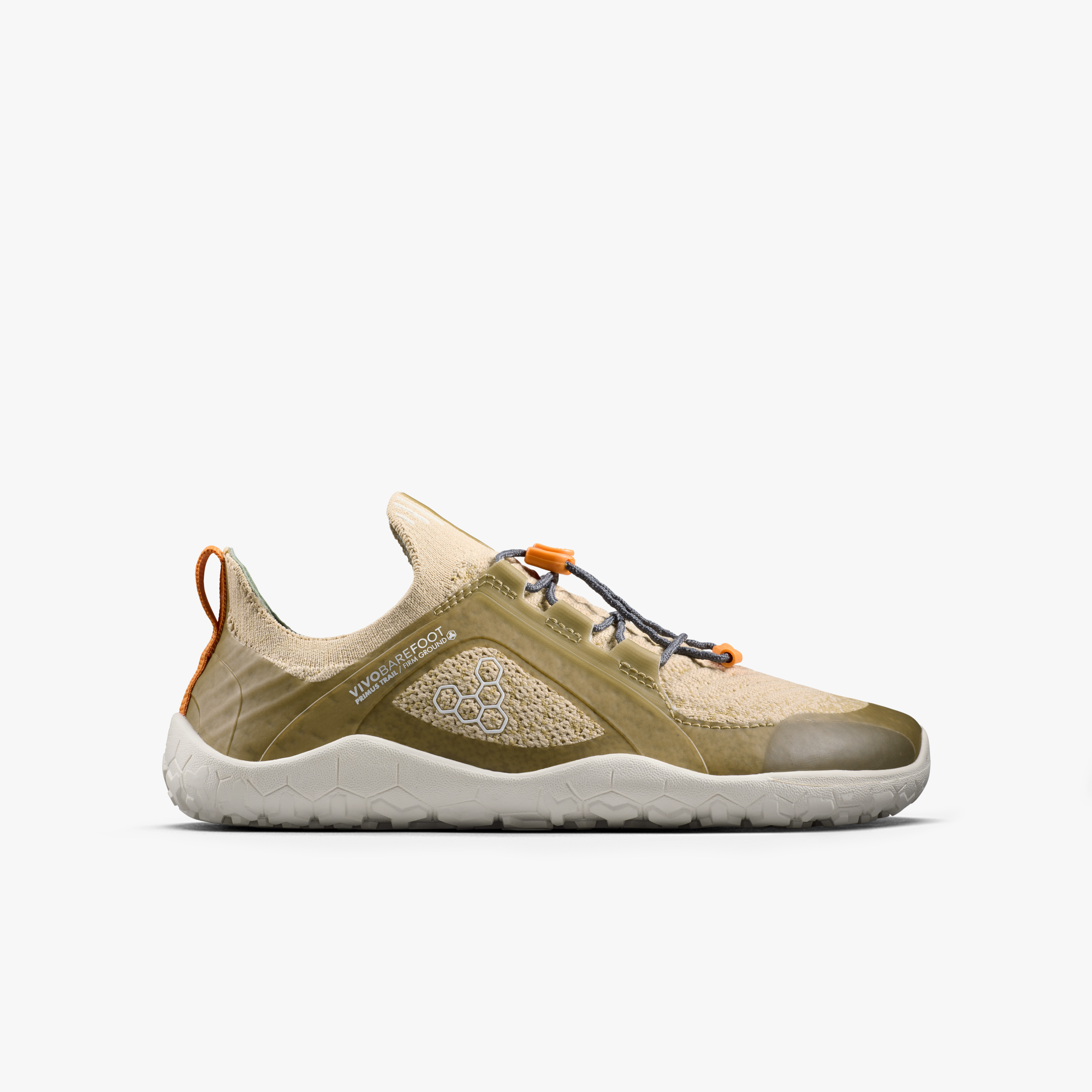 Vivobarefoot Primus Trail Knit FG Juniors – Peyote, set fra siden