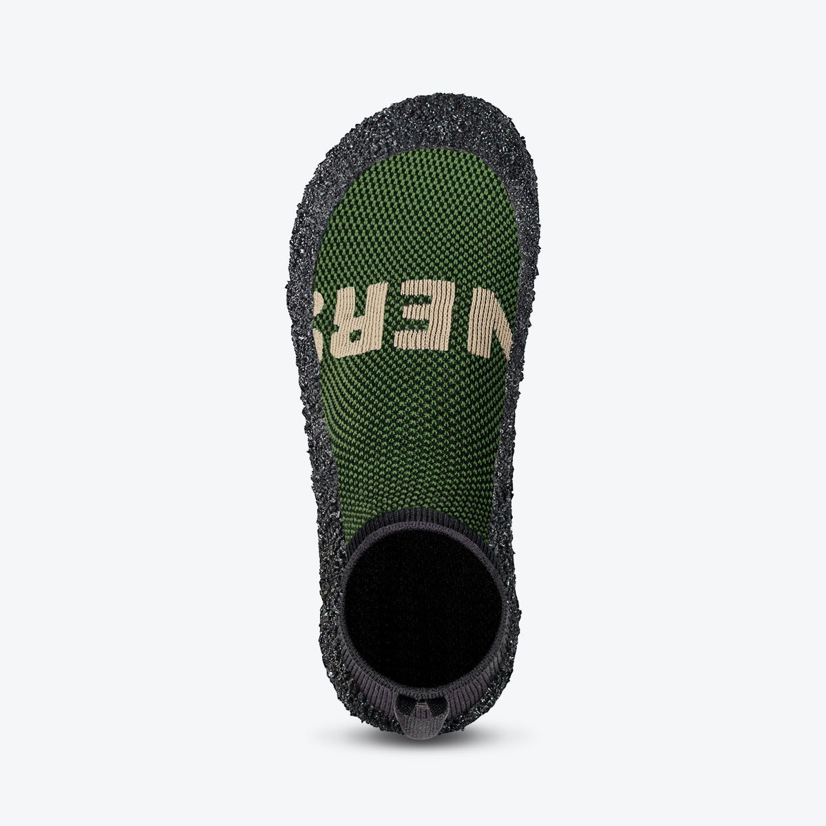 Skinners Essentials 2.0 barfods udendørssokker i farven cactus, vinkel