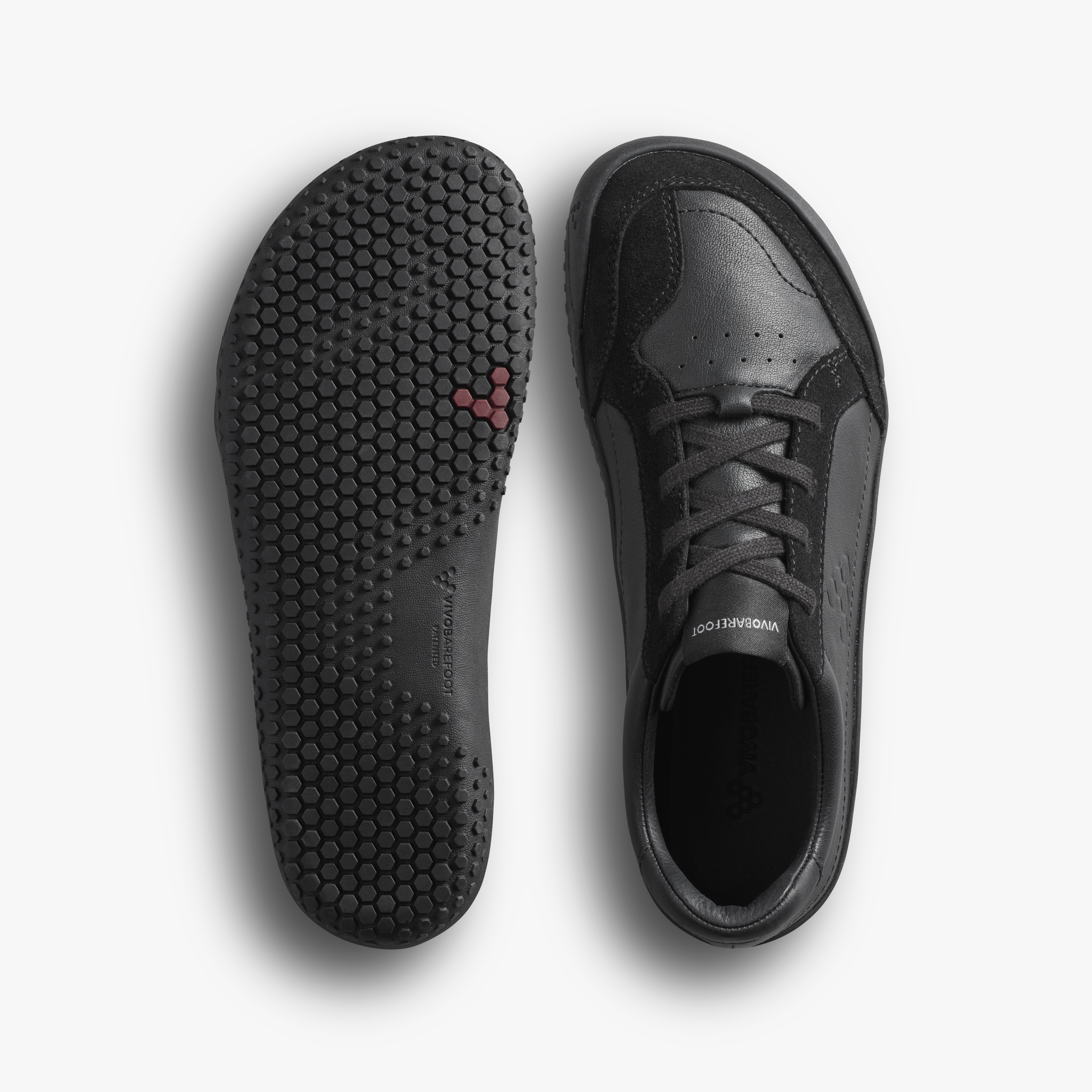 Vivobarefoot Gobi Sneaker School Juniors – Obsidian, sål og top