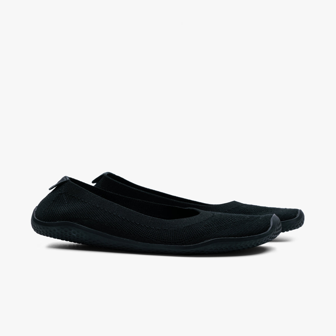 Vivobarefoot Asana Yin Ballerina Knit Womens – Obsidian 