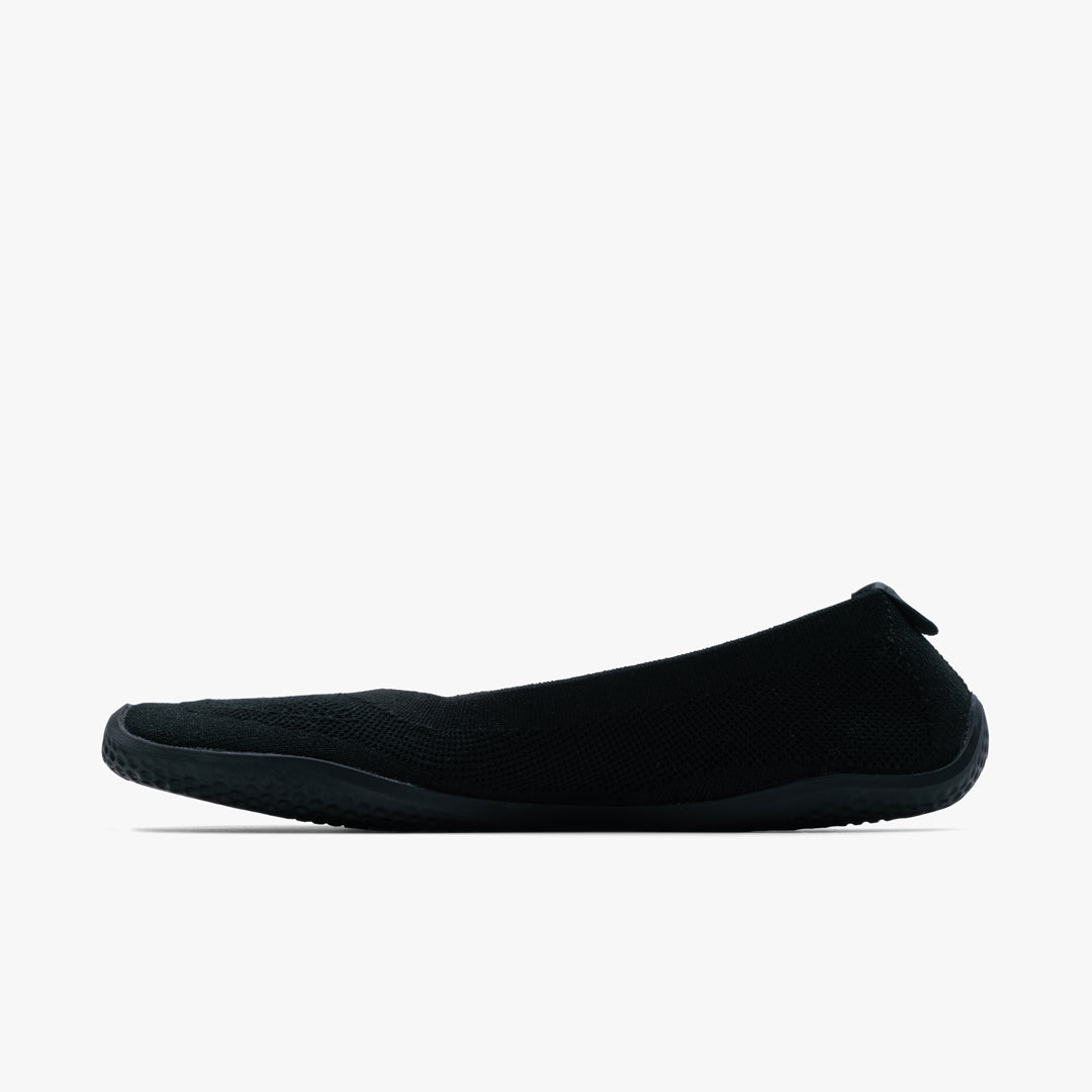 Vivobarefoot Asana Yin Ballerina Knit Womens – Obsidian 