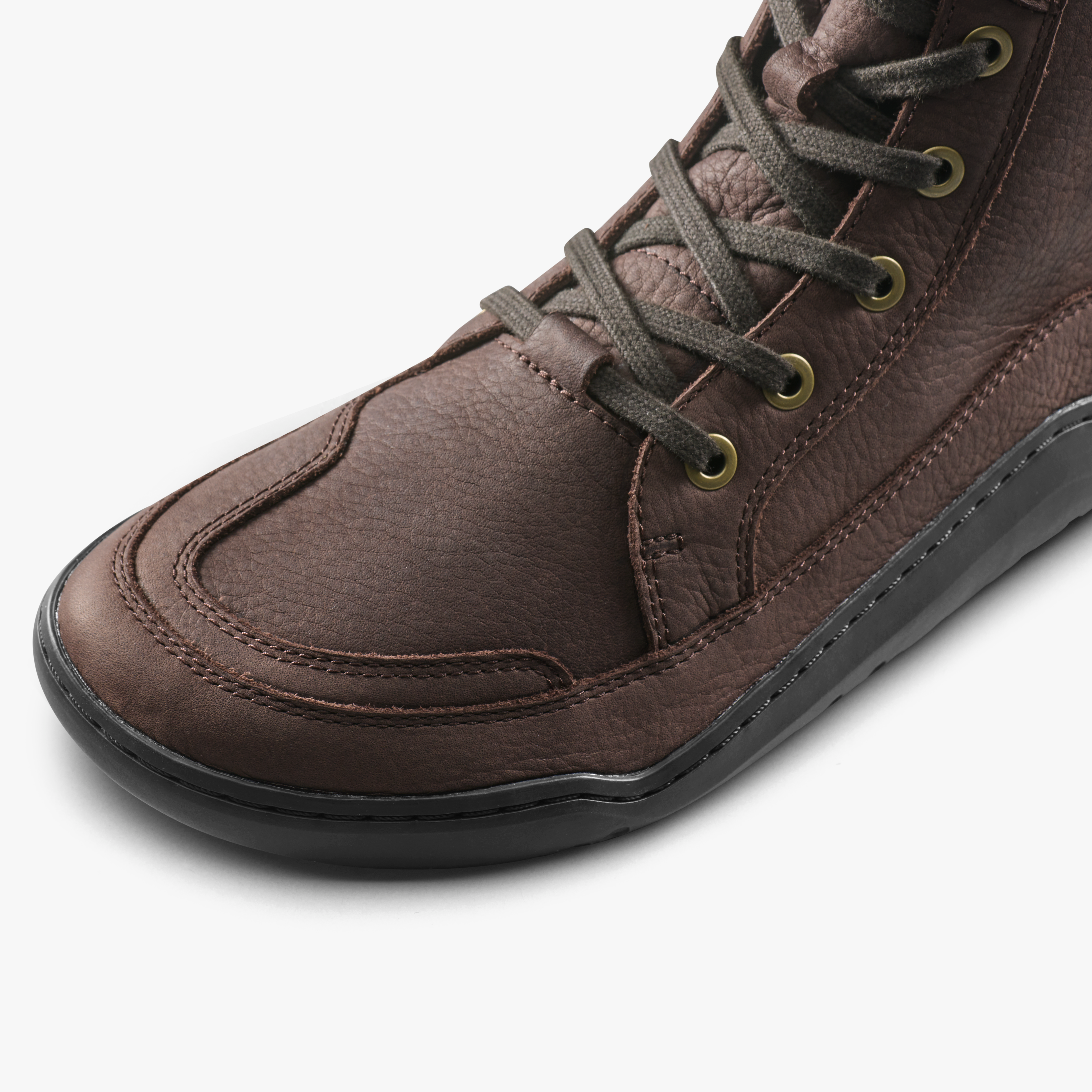 Vivobarefoot Gobi Boot II Womens barfodssko til kvinder i farven mole, nærbillede