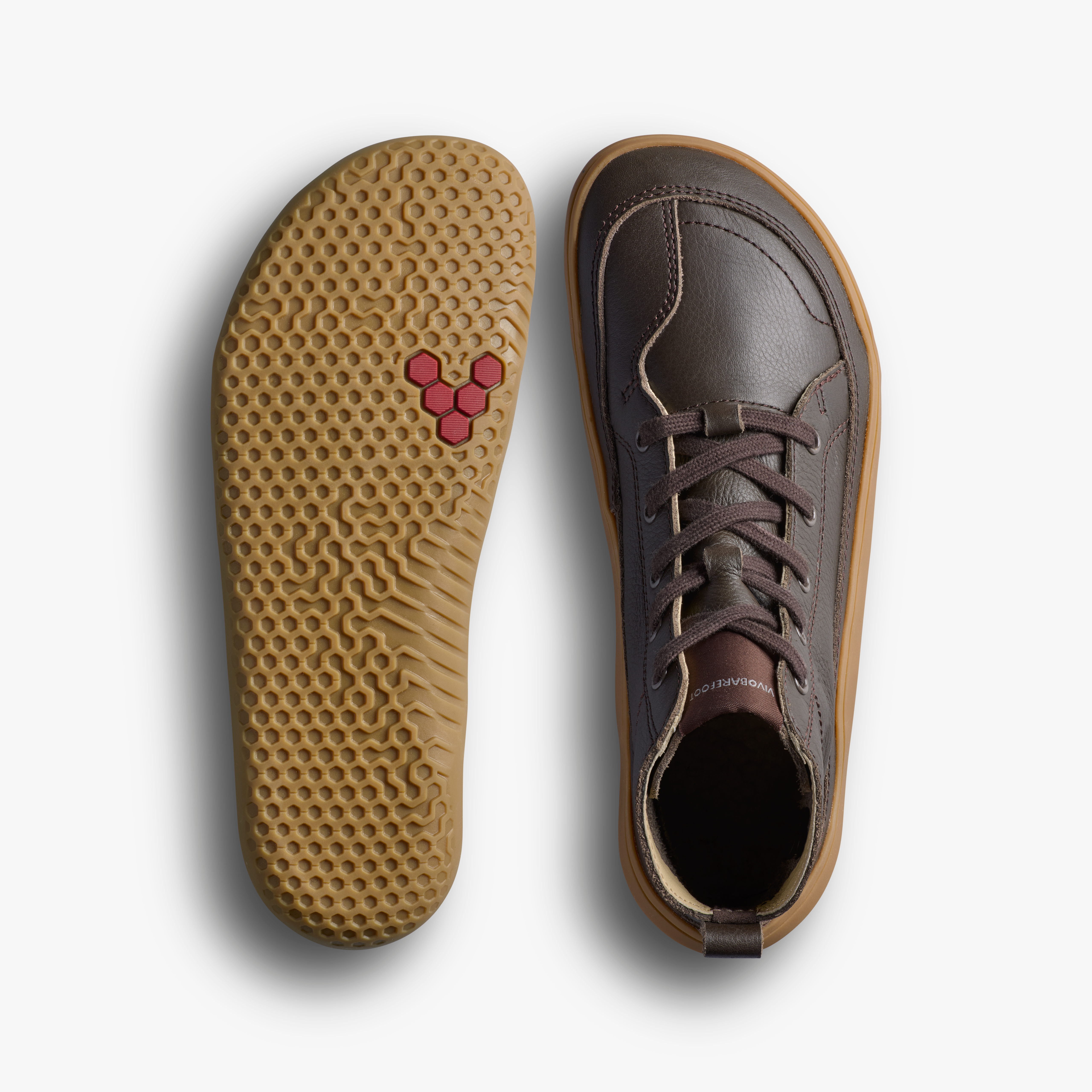 Vivobarefoot Gobi Boot Juniors barfodssko til børn i farven bracken, sål og top