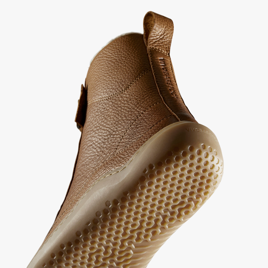 Vivobarefoot Gobi Boot Warmlined Mens – Light Tan