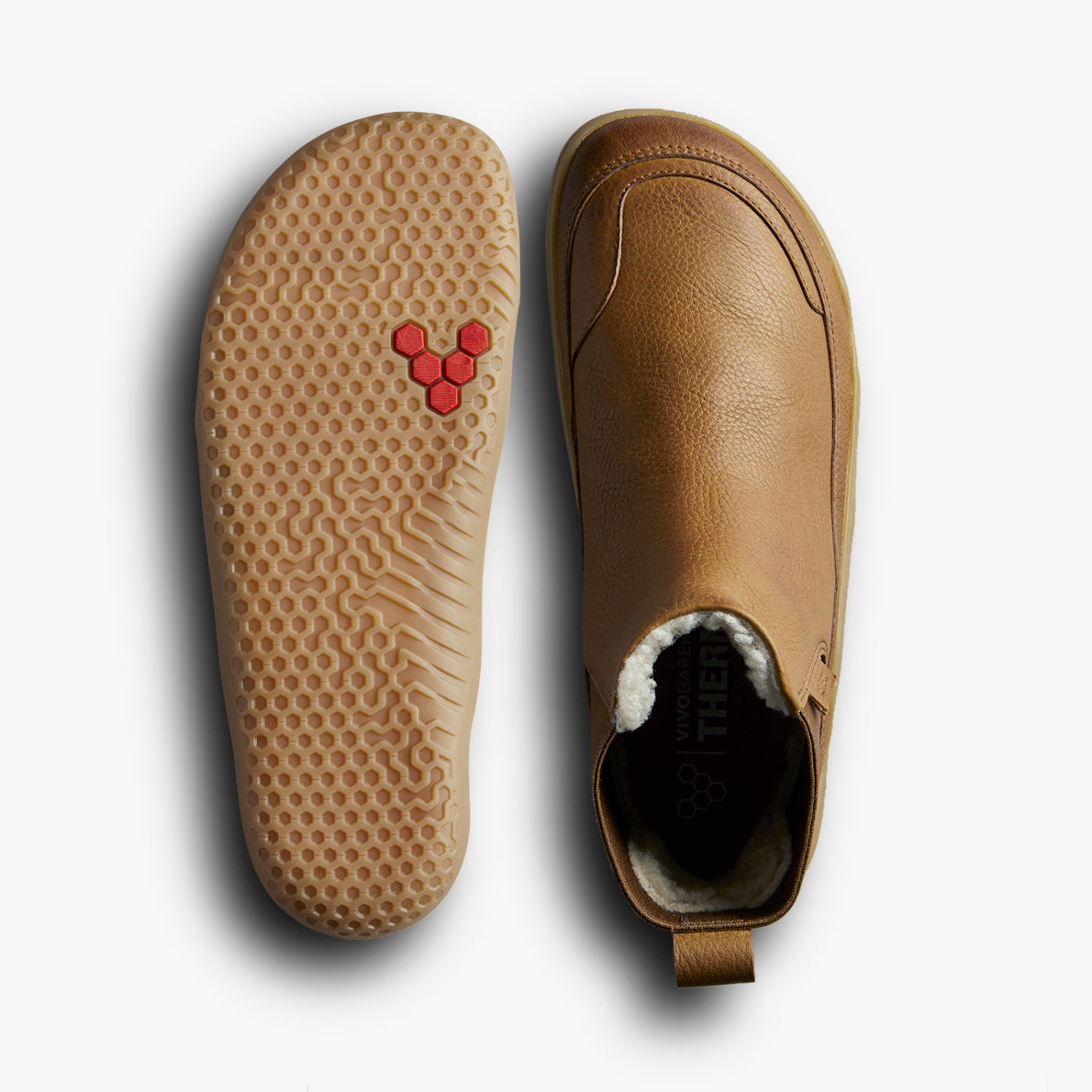 Vivobarefoot Gobi Chelsea Warmlined Mens - Light Tan