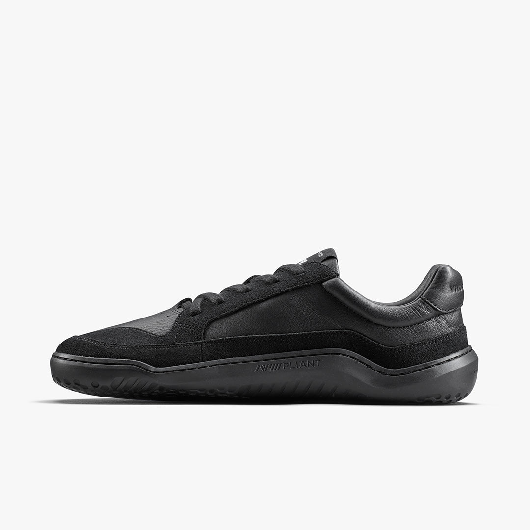 Vivobarefoot Gobi II Sneaker Premium Leather Mens – Triple Black