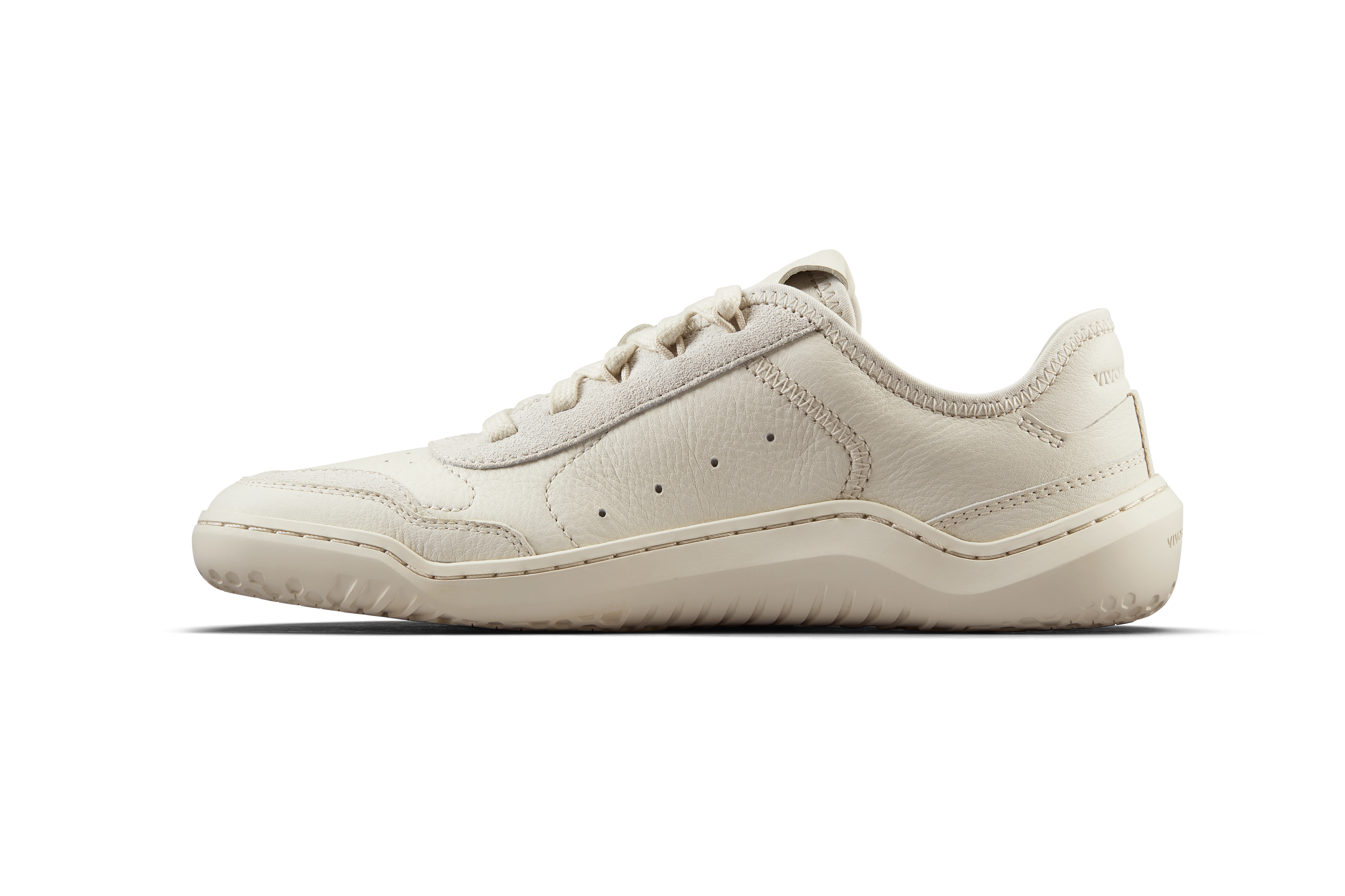 Vivobarefoot Gobi Sneaker Leather Mens – Limestone