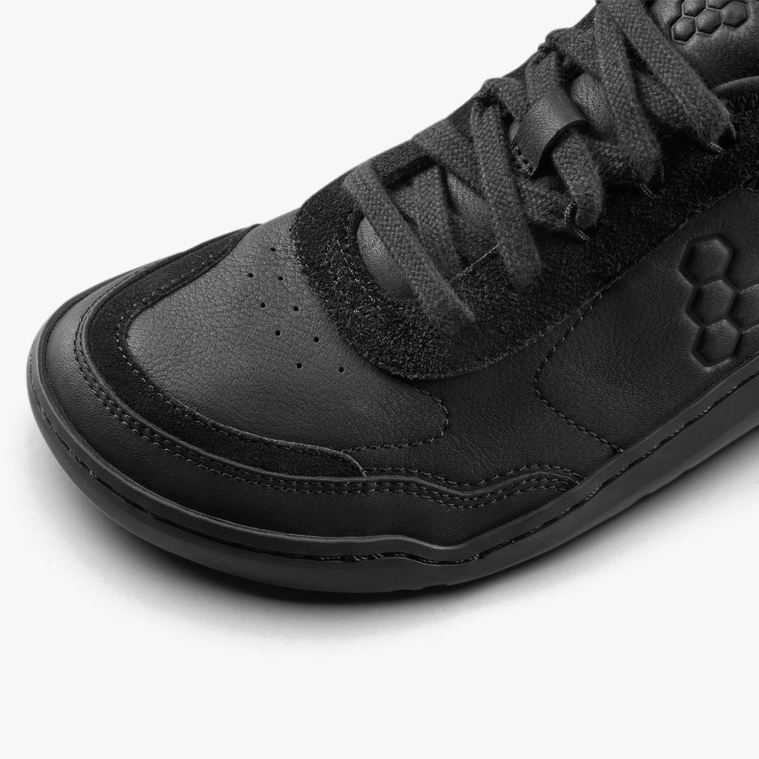 Vivobarefoot Gobi Sneaker Leather Mens – Obsidian