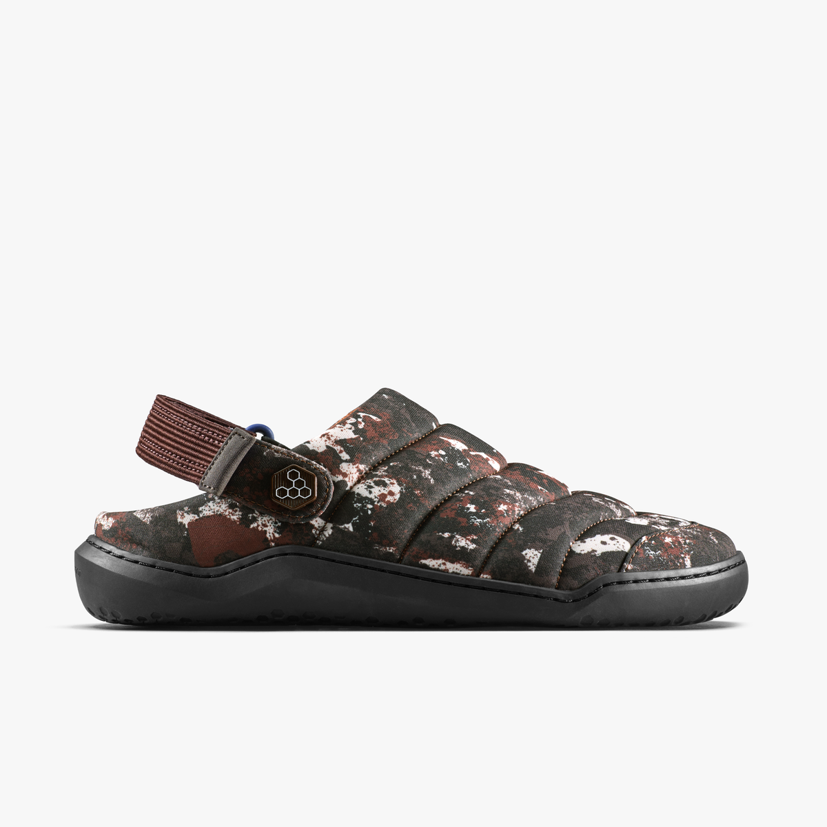 Vivobarefoot Gobi Wavey Mule barfodssko til kvinder i Mole Print, set fra ydersiden