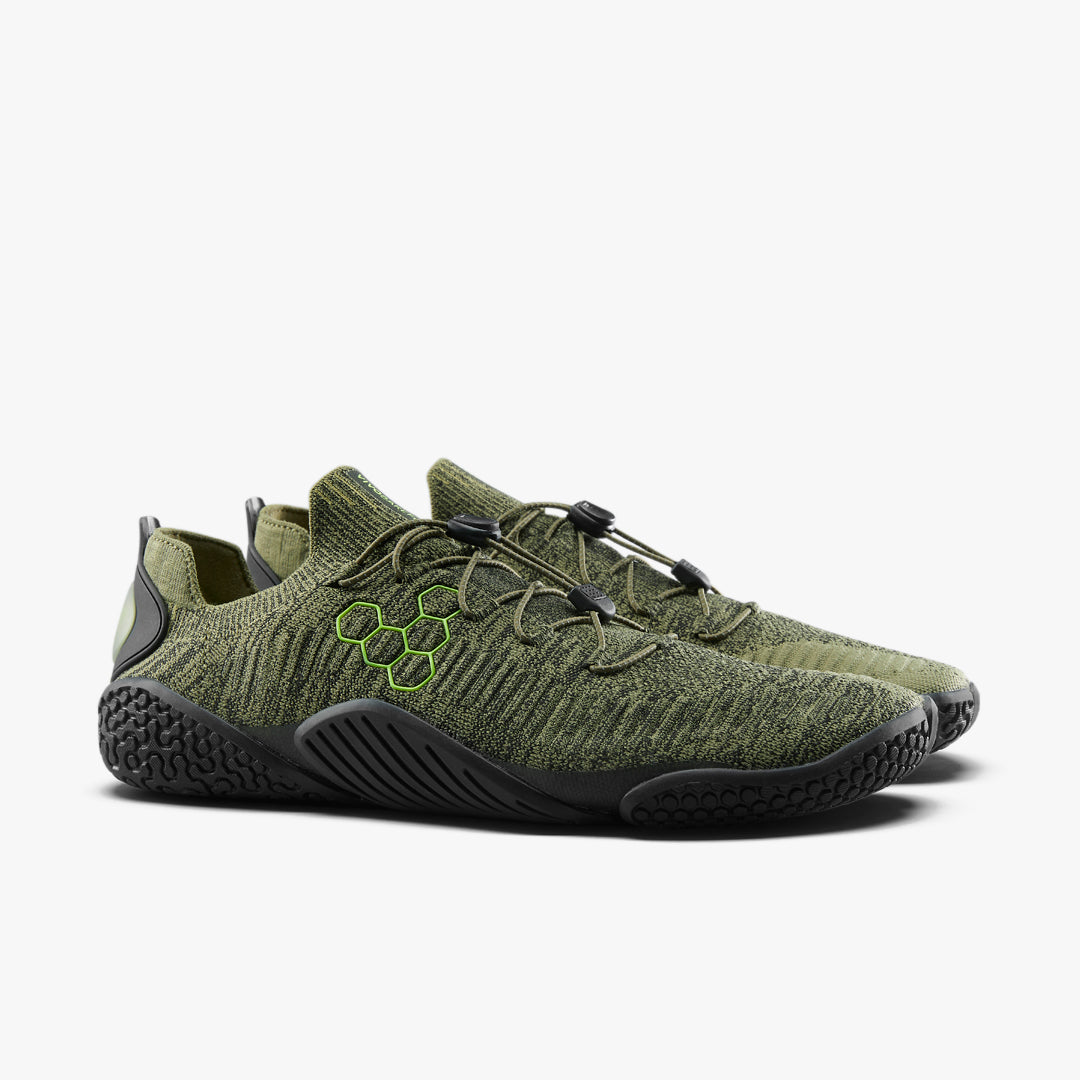 Vivobarefoot Motus Flex Mens – Forest Green/Acid Lime