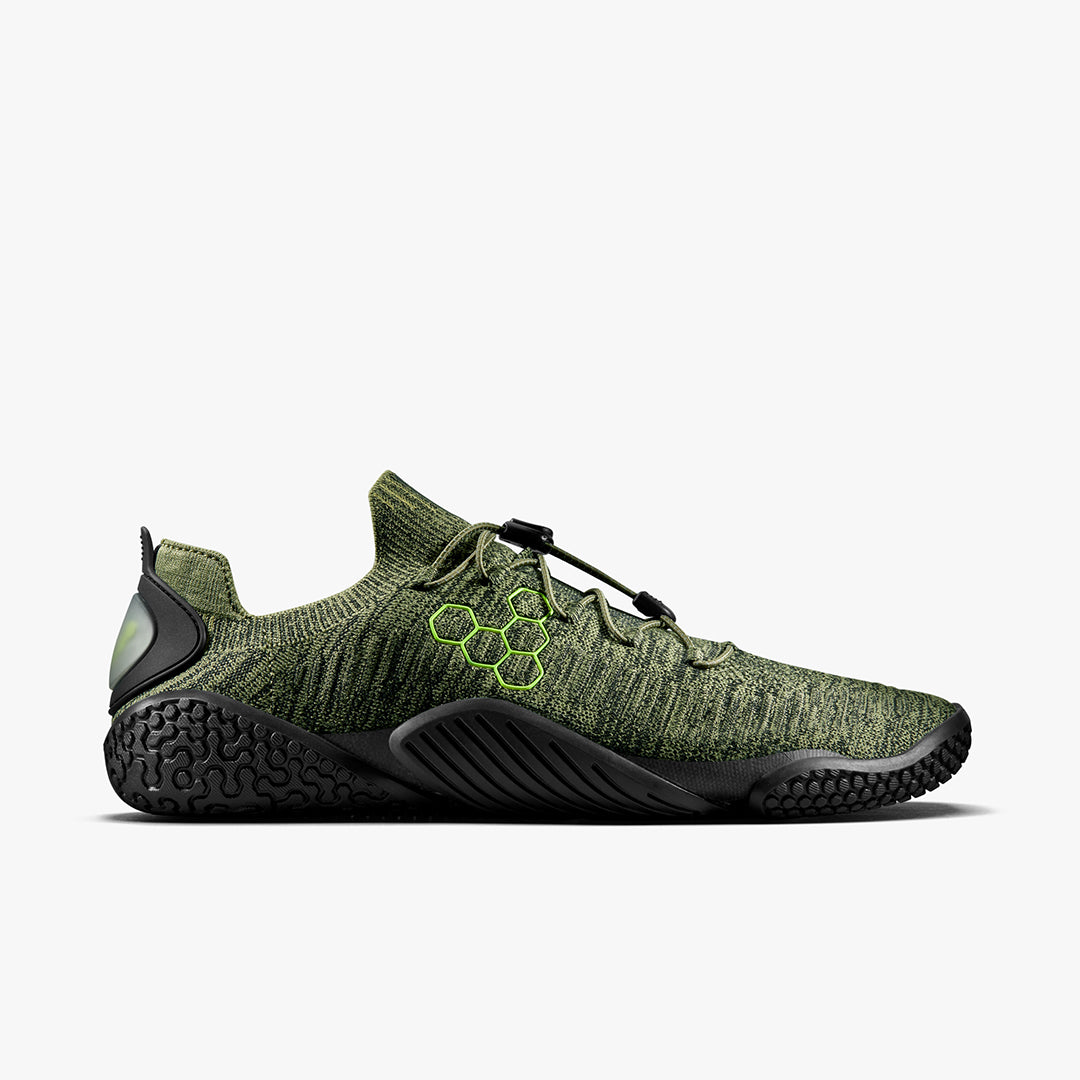 Vivobarefoot Motus Flex Mens – Forest Green/Acid Lime