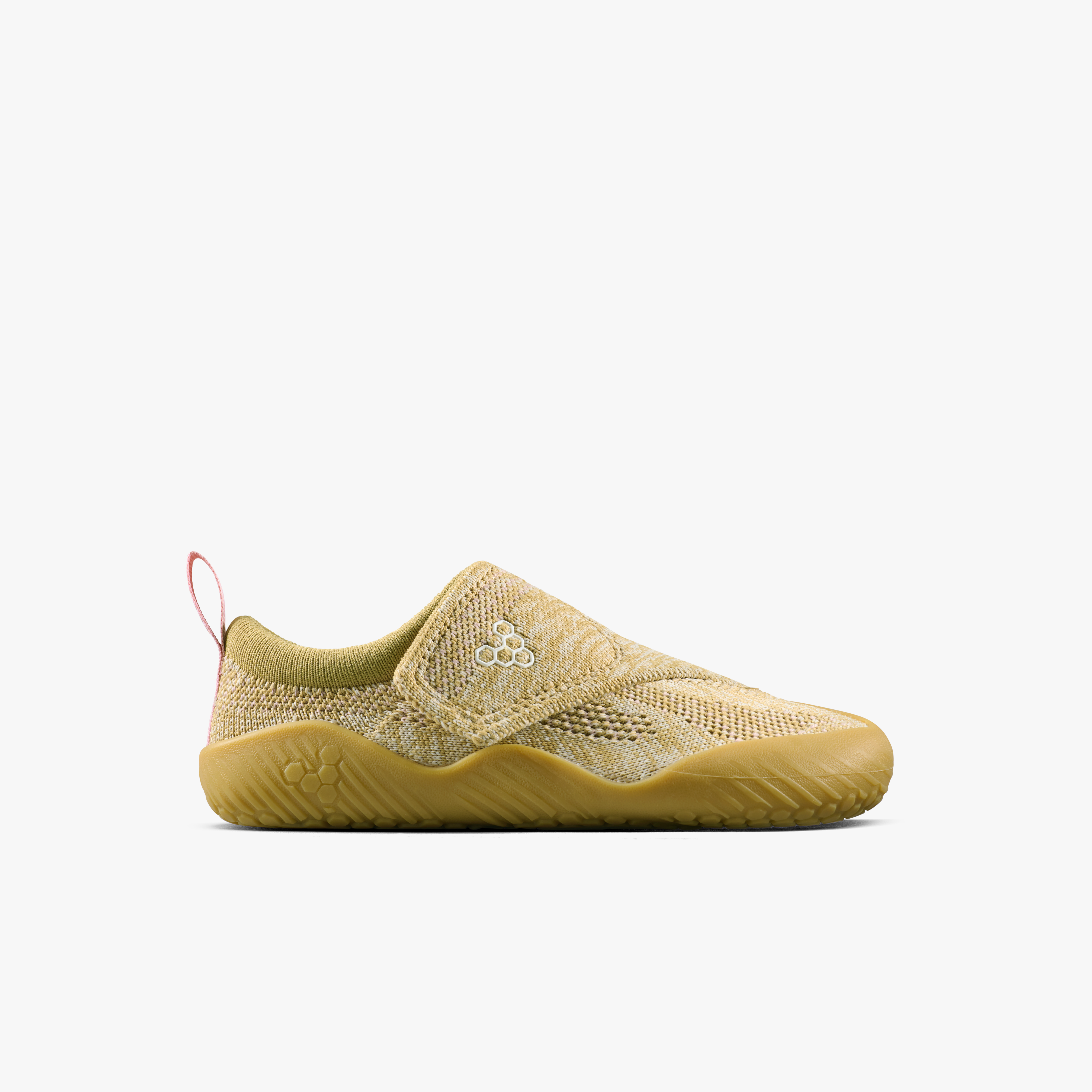 Vivobarefoot Motus Knit Preschool barfodssko til børn i farven wood, yderside